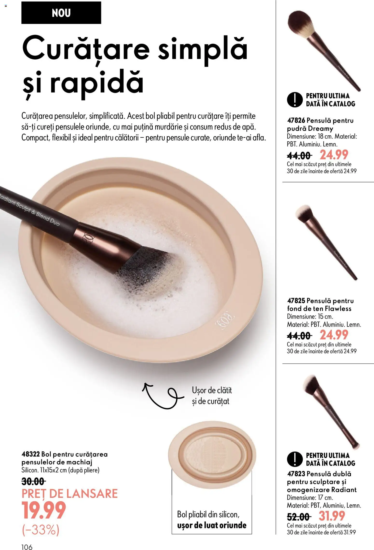 Catalog Oriflame 9 - 28 Septembrie 2026 | Pagina 106 | Produse: Fond de ten, Bol, Machiaj, Pudră