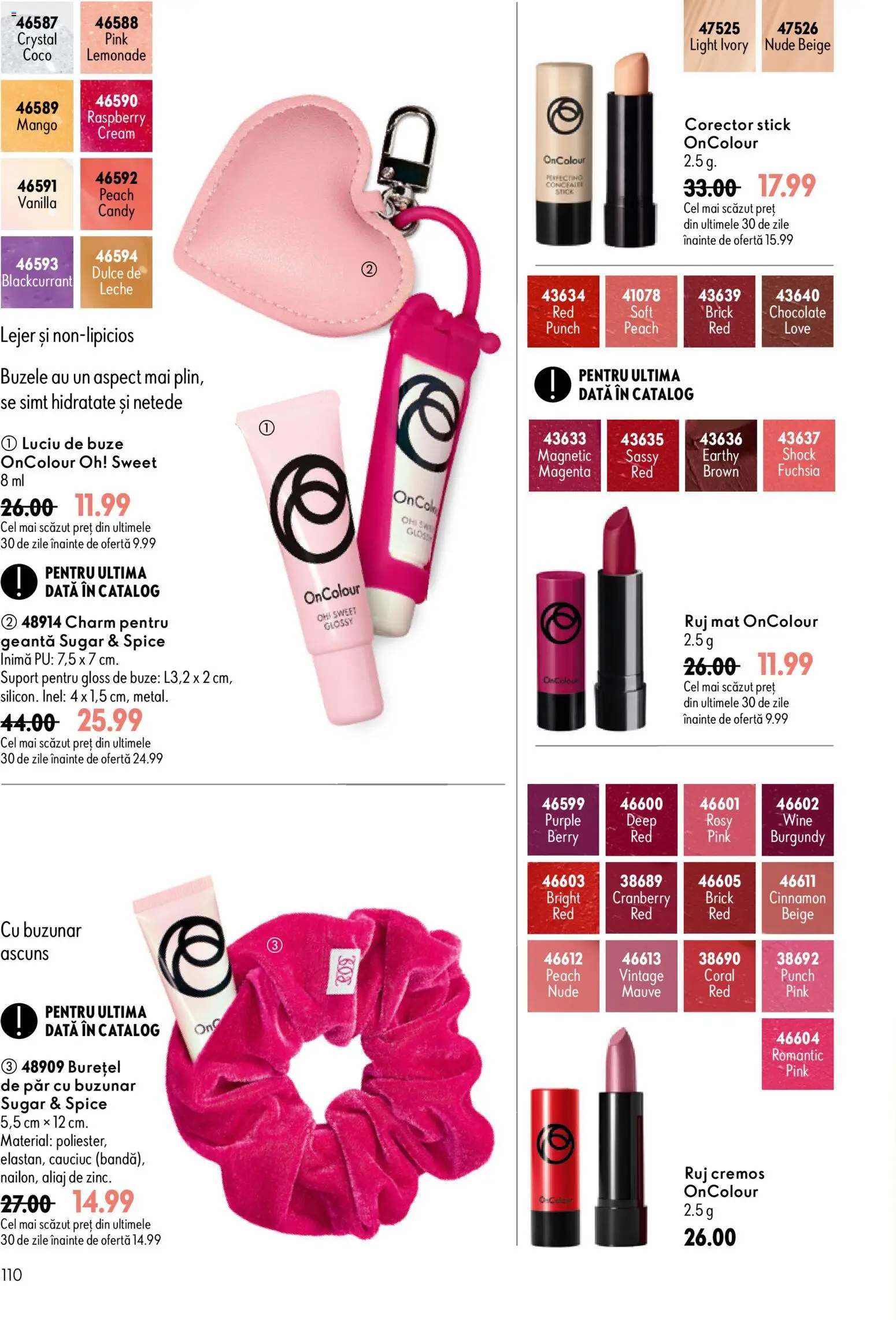 Catalog Oriflame 9 - 28 Septembrie 2026 | Pagina 110 | Produse: Inel, Concealer, Luciu de buze, Mango