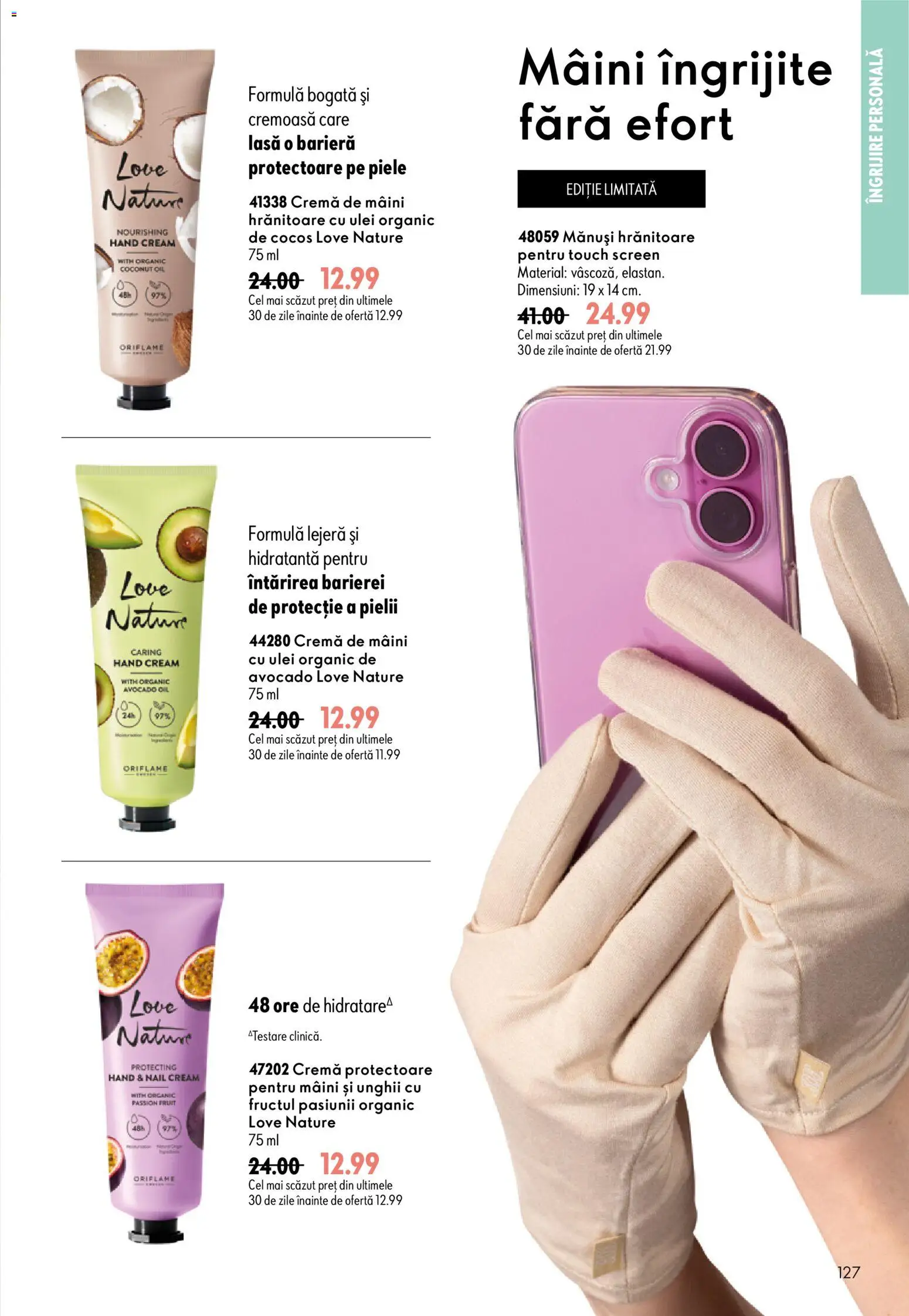Catalog Oriflame 9 - 28 Septembrie 2026 | Pagina 127 | Produse: Cremă, Ulei, Cremă de mâini, Avocado