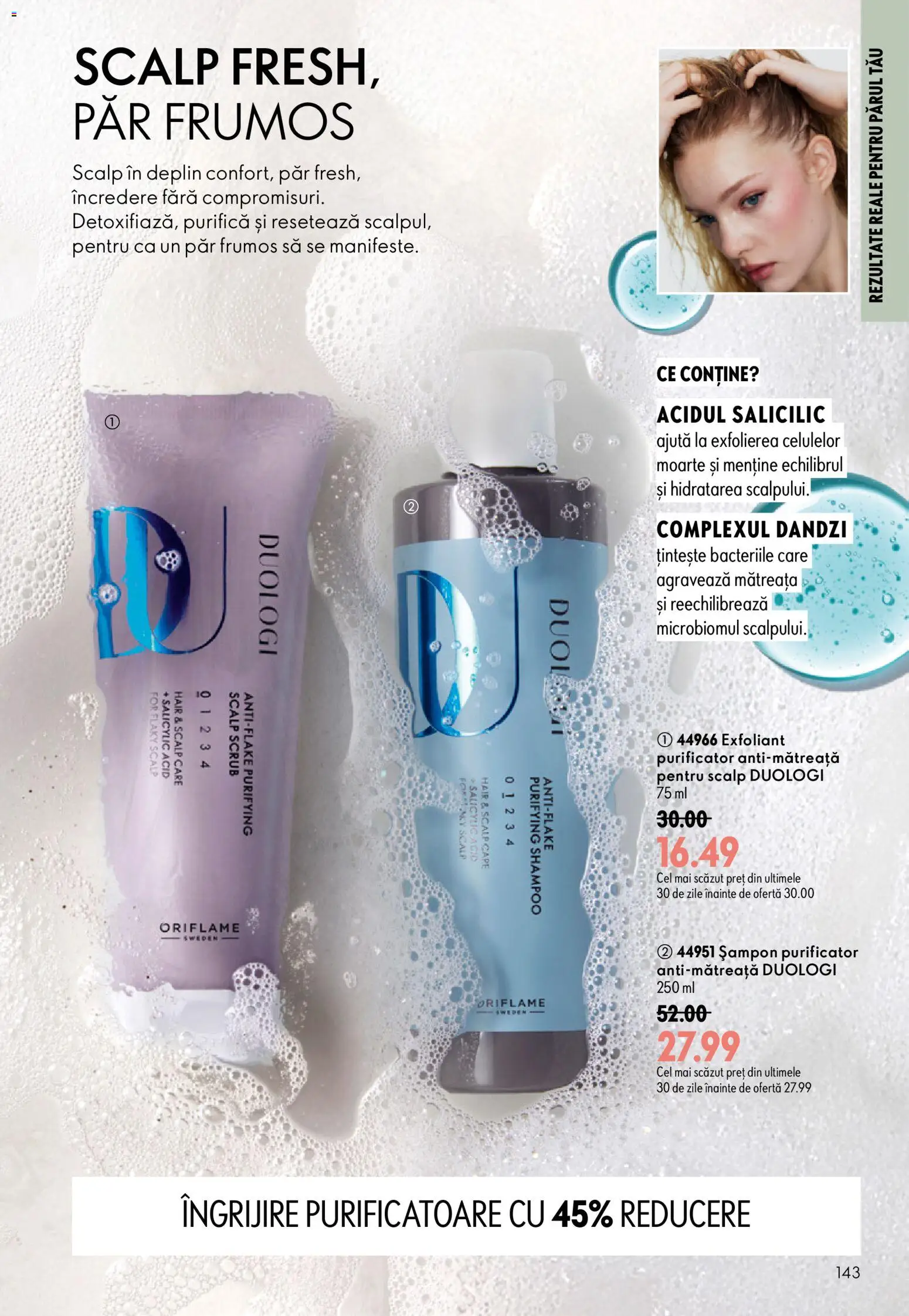 Catalog Oriflame 9 - 28 Septembrie 2026 | Pagina 143 | Produse: Exfoliant, Scrub, Șampon