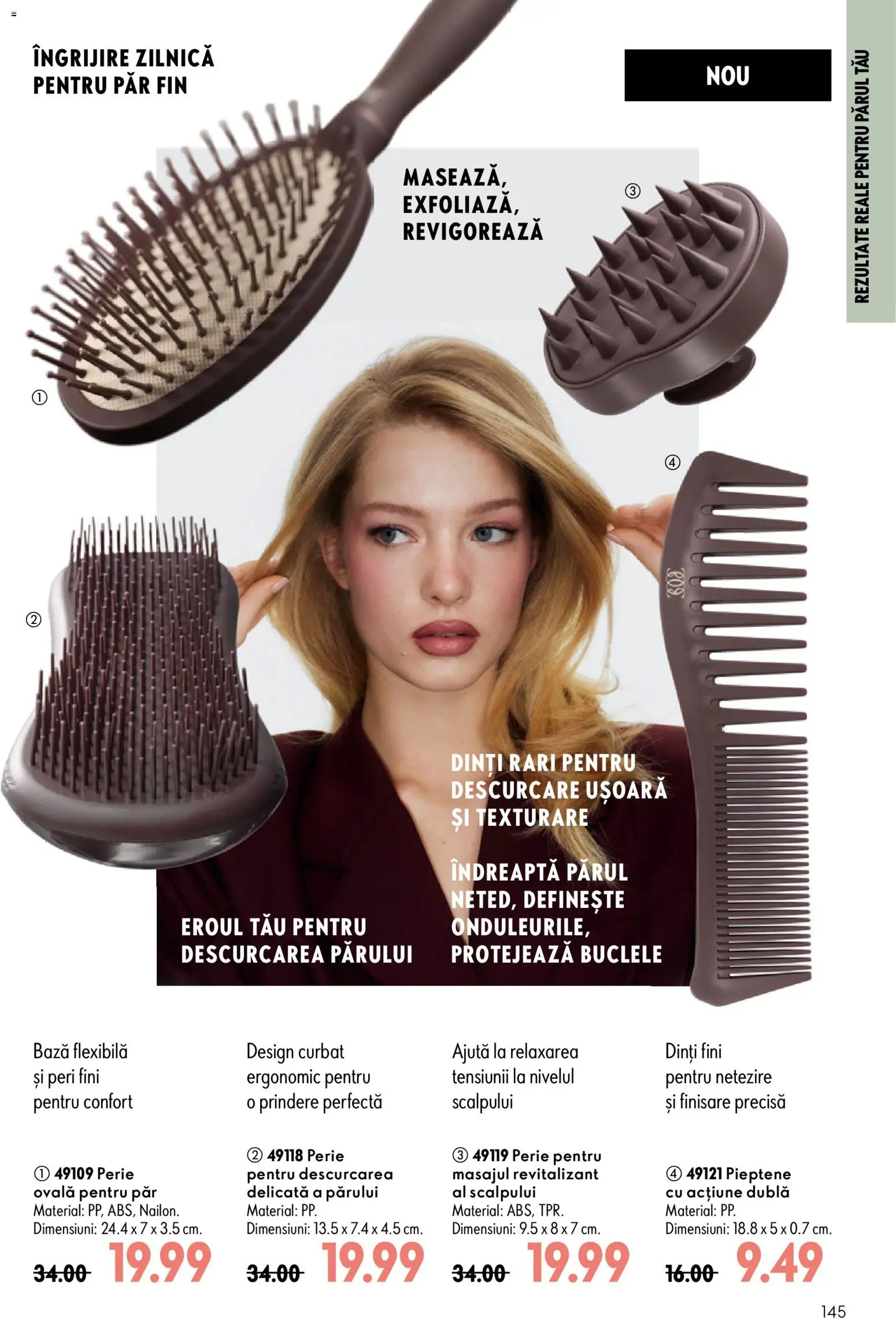 Catalog Oriflame 9 - 28 Septembrie 2026 | Pagina 145 | Produse: Pieptene, Perie