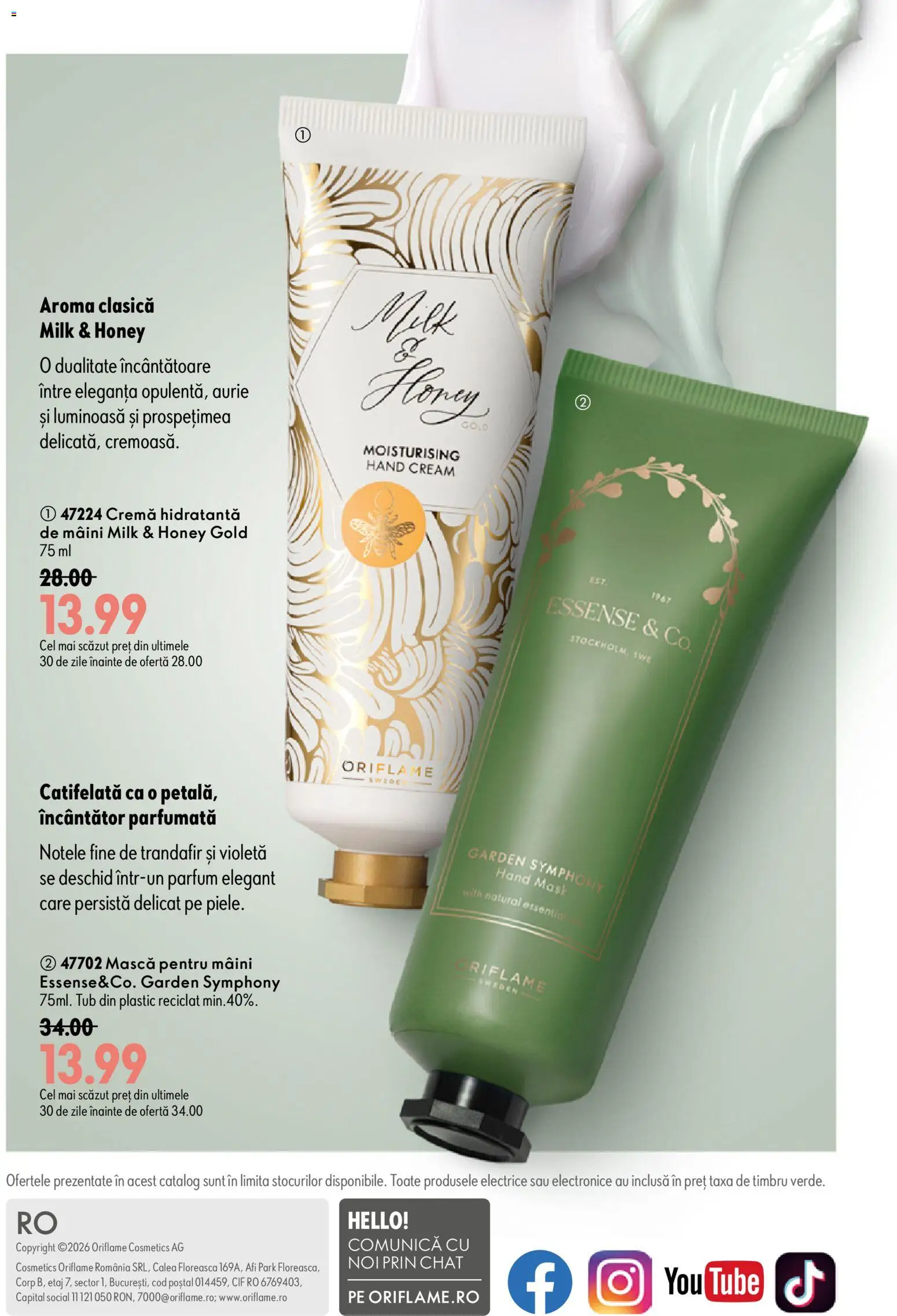 Catalog Oriflame 9 - 28 Septembrie 2026 | Pagina 148 | Produse: Trandafir, Parfum, Cremă