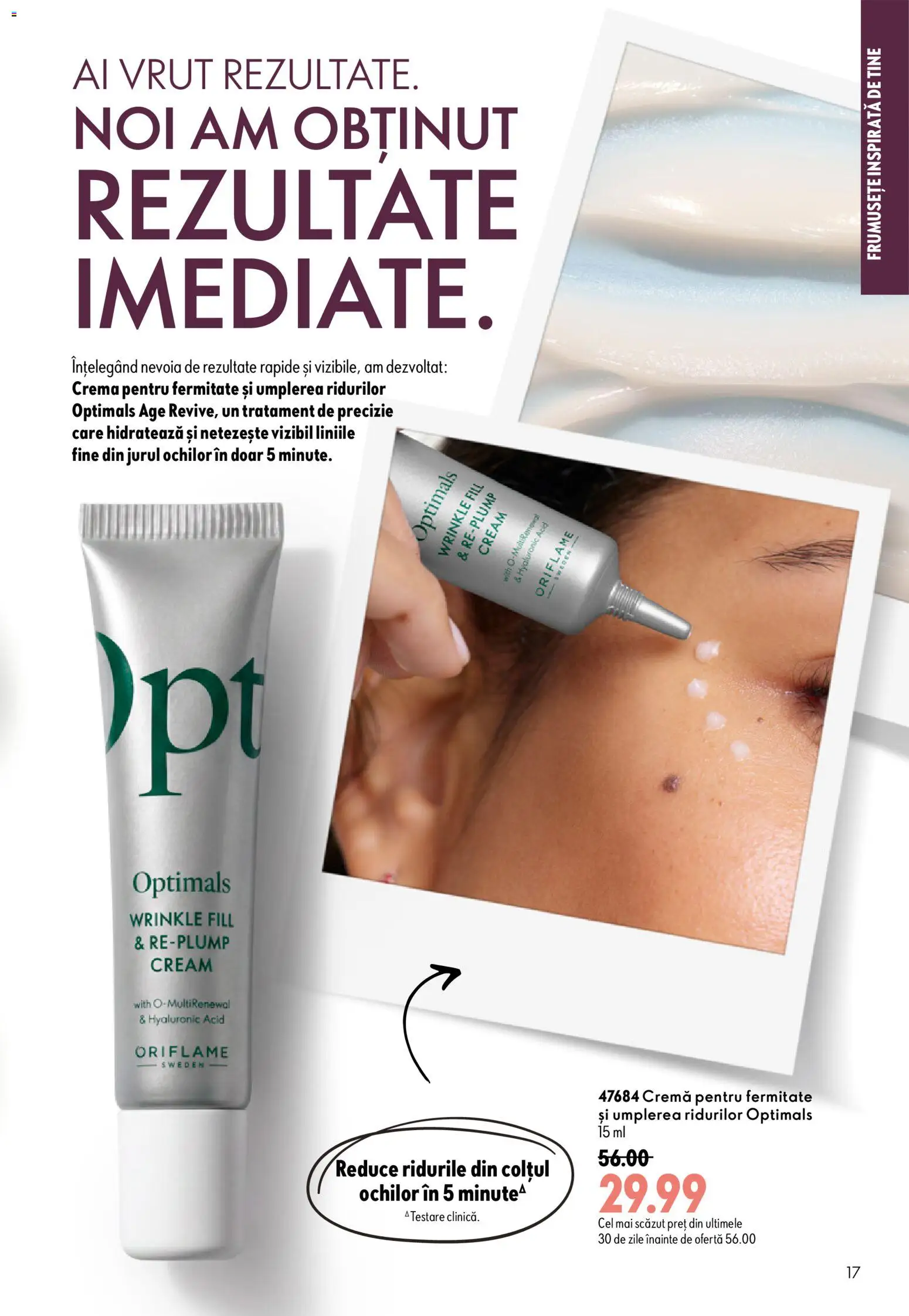 Catalog Oriflame 9 - 28 Septembrie 2026 | Pagina 17 | Produse: Cremă