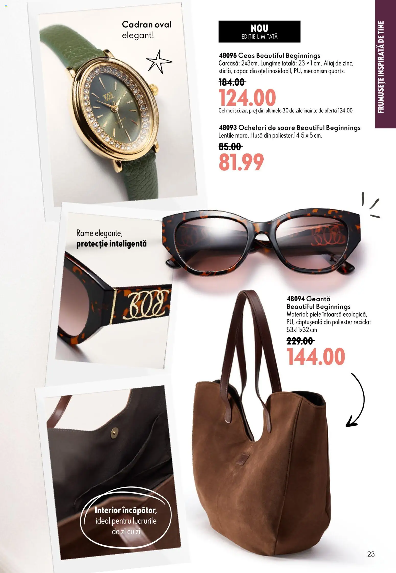 Catalog Oriflame 9 - 28 Septembrie 2026 | Pagina 23 | Produse: Ochelari, Ceas, Geantă, Ochelari de soare