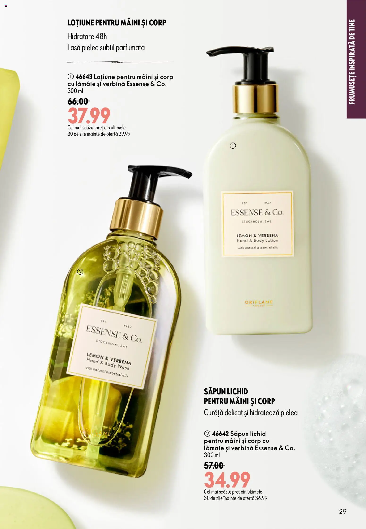 Catalog Oriflame 9 - 28 Septembrie 2026 | Pagina 29 | Produse: Body, Săpun, Săpun lichid, Lămâie