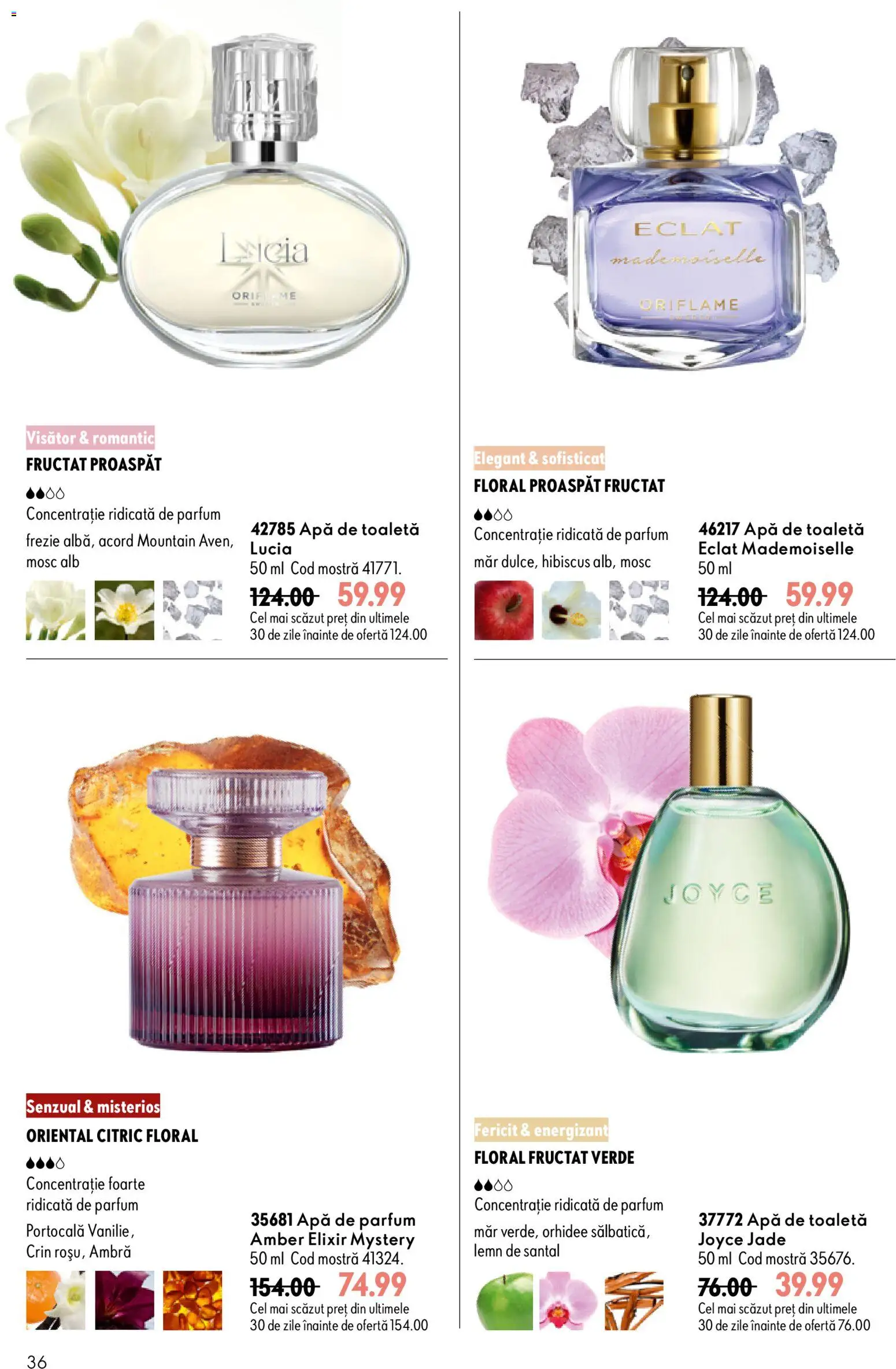 Catalog Oriflame 9 - 28 Septembrie 2026 | Pagina 36 | Produse: Apă de parfum, Orhidee, Toaletă, Apă