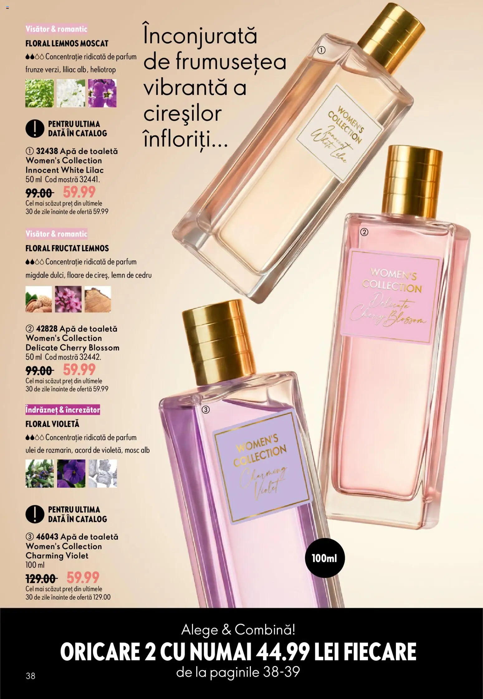 Catalog Oriflame 9 - 28 Septembrie 2026 | Pagina 38 | Produse: Parfum, Migdale, Ulei, Apă