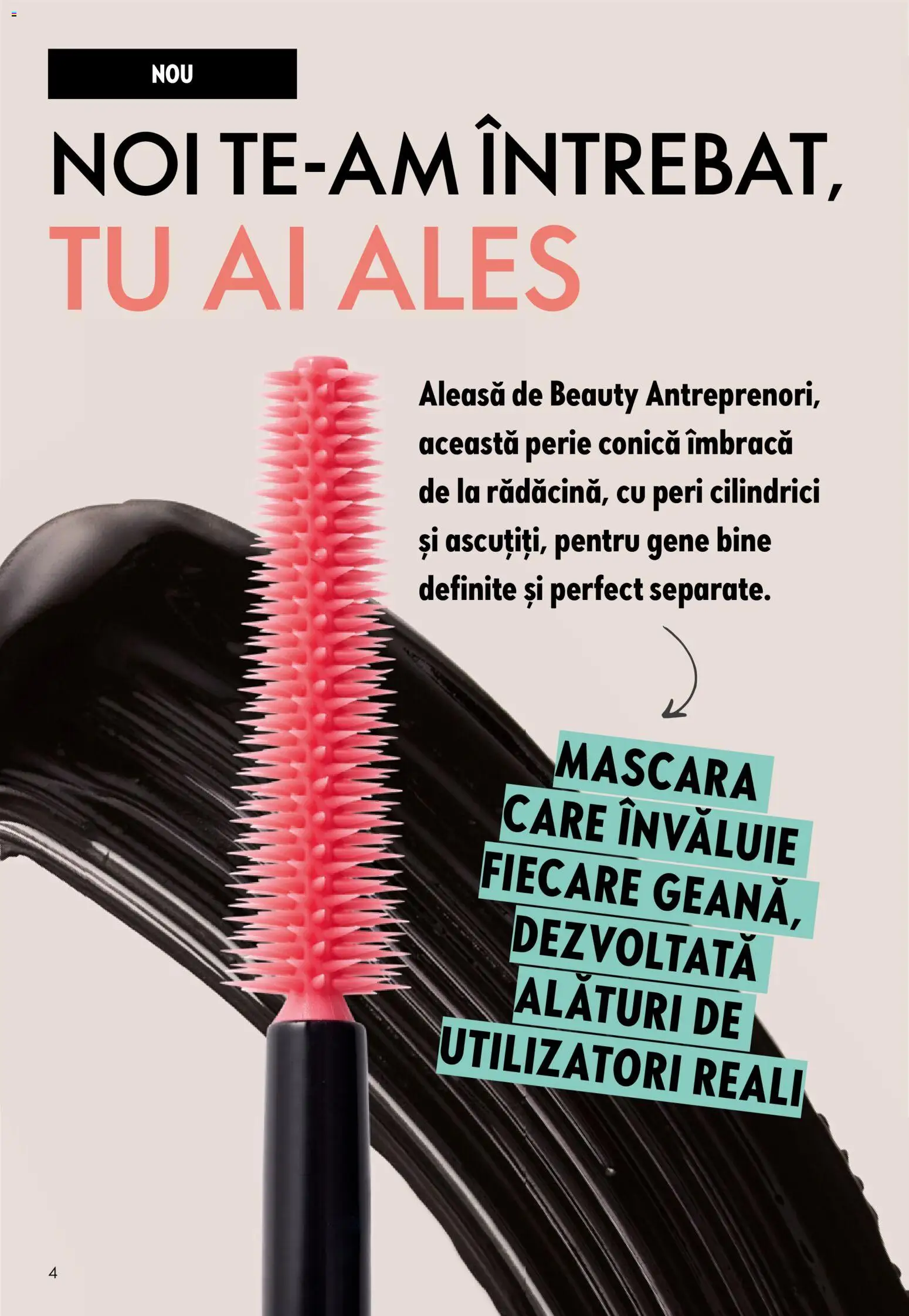 Catalog Oriflame 9 - 28 Septembrie 2026 | Pagina 4 | Produse: Perie, Mascara