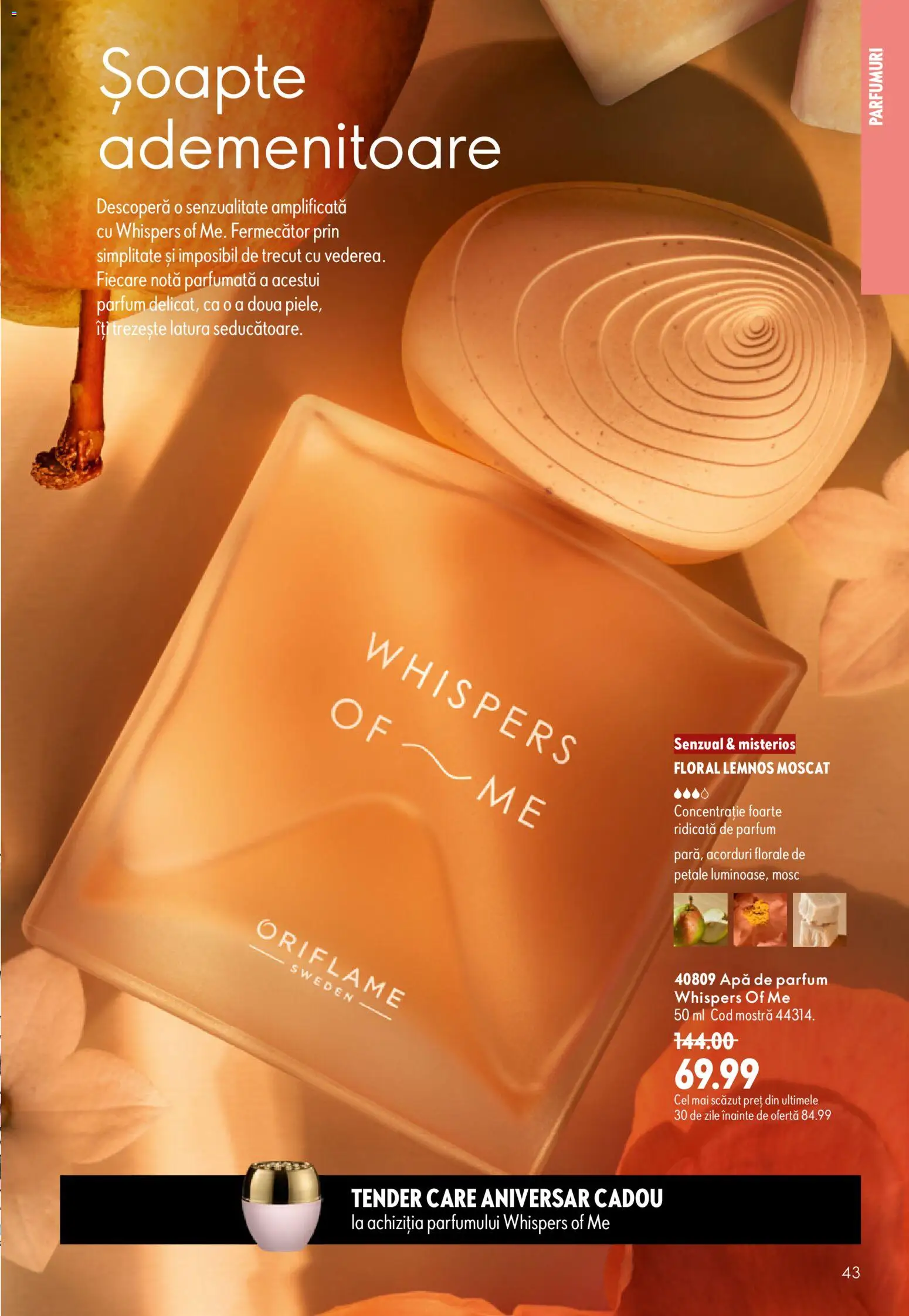 Catalog Oriflame 9 - 28 Septembrie 2026 | Pagina 43 | Produse: Apă de parfum, Parfum, Apă