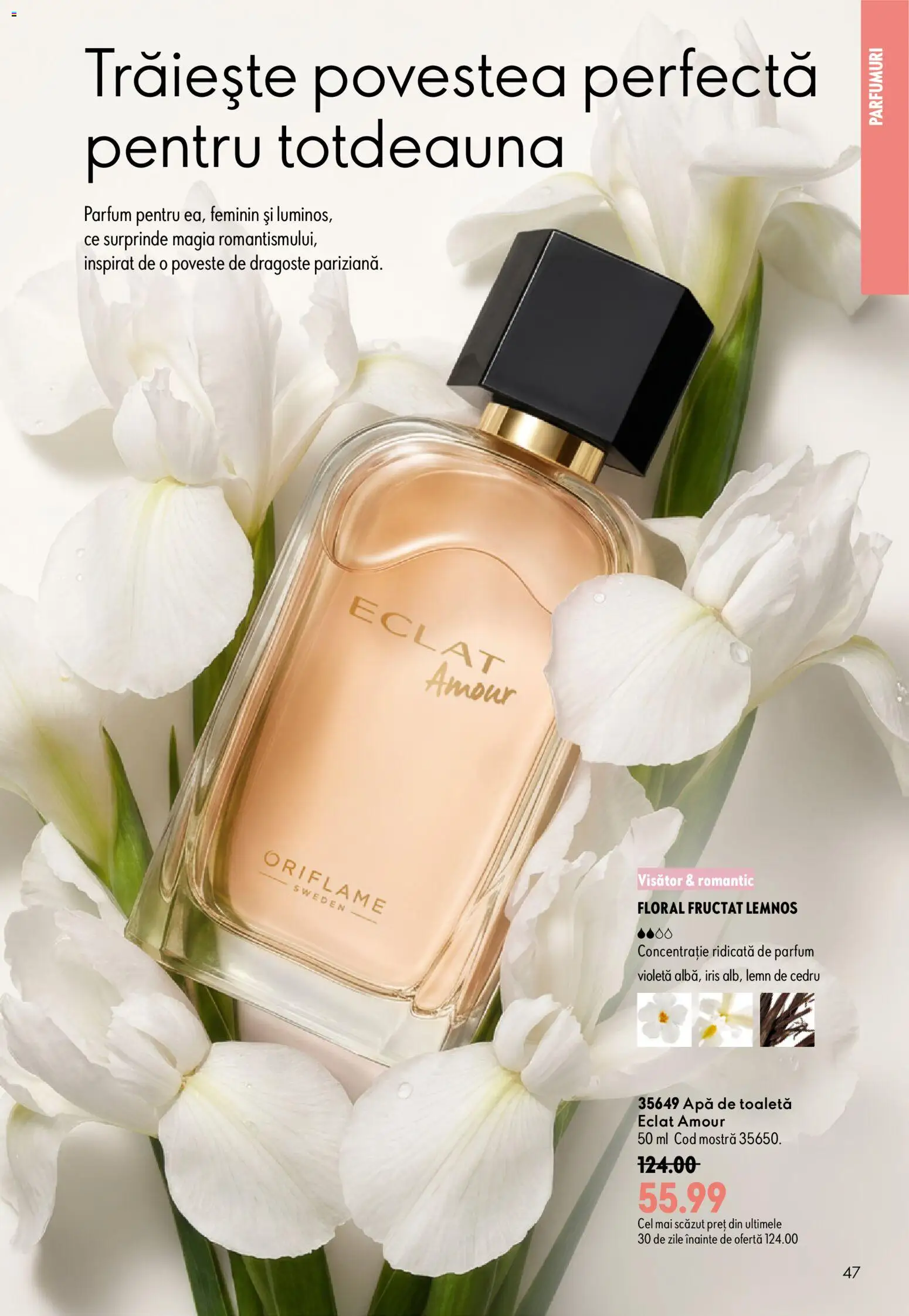 Catalog Oriflame 9 - 28 Septembrie 2026 | Pagina 47 | Produse: Toaletă, Parfum, Apă de toaletă, Apă
