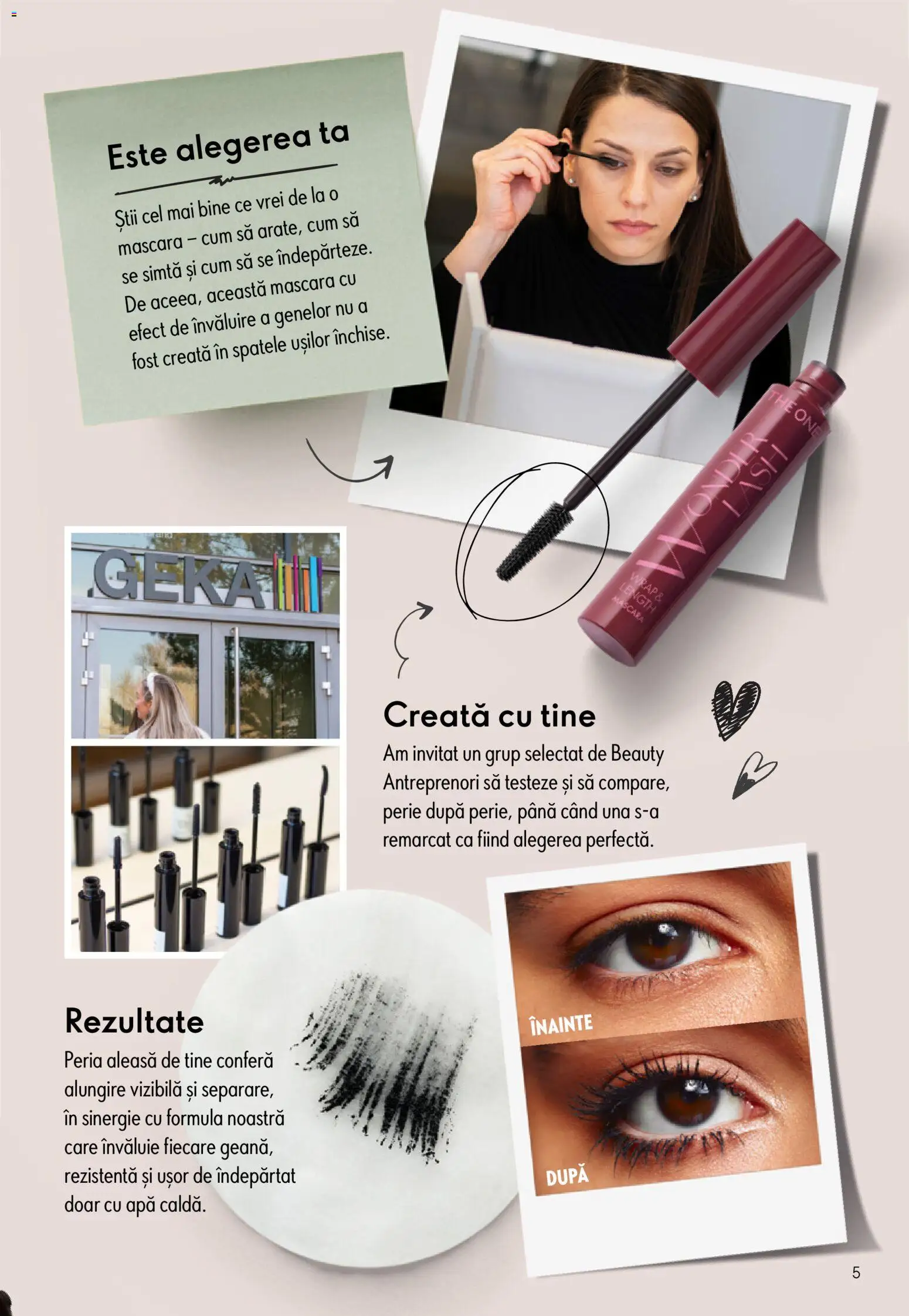 Catalog Oriflame 9 - 28 Septembrie 2026 | Pagina 5 | Produse: Perie, Mascara, Apă