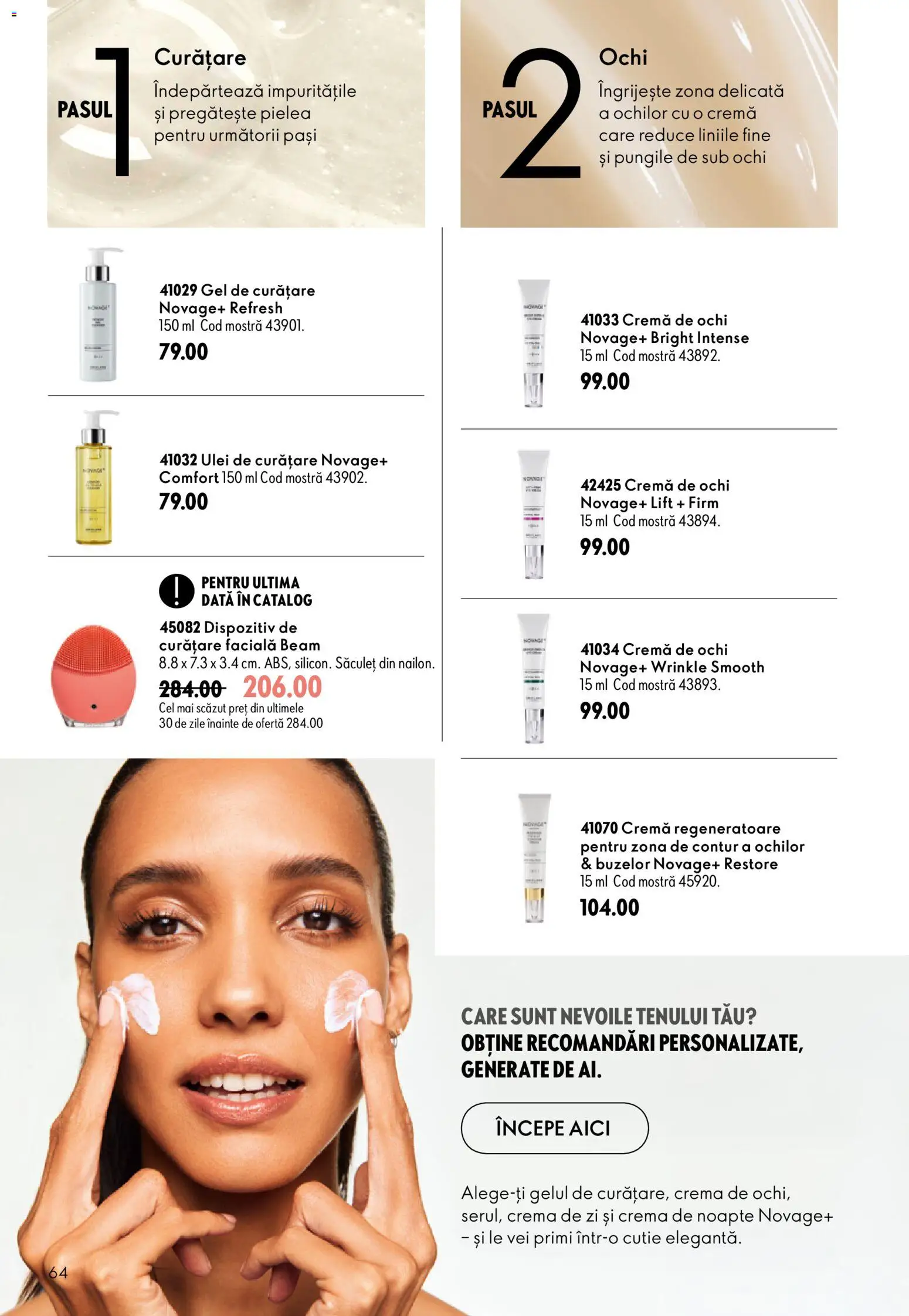 Catalog Oriflame 9 - 28 Septembrie 2026 | Pagina 64 | Produse: Cremă de zi, Cremă de noapte, Cutie, Ulei