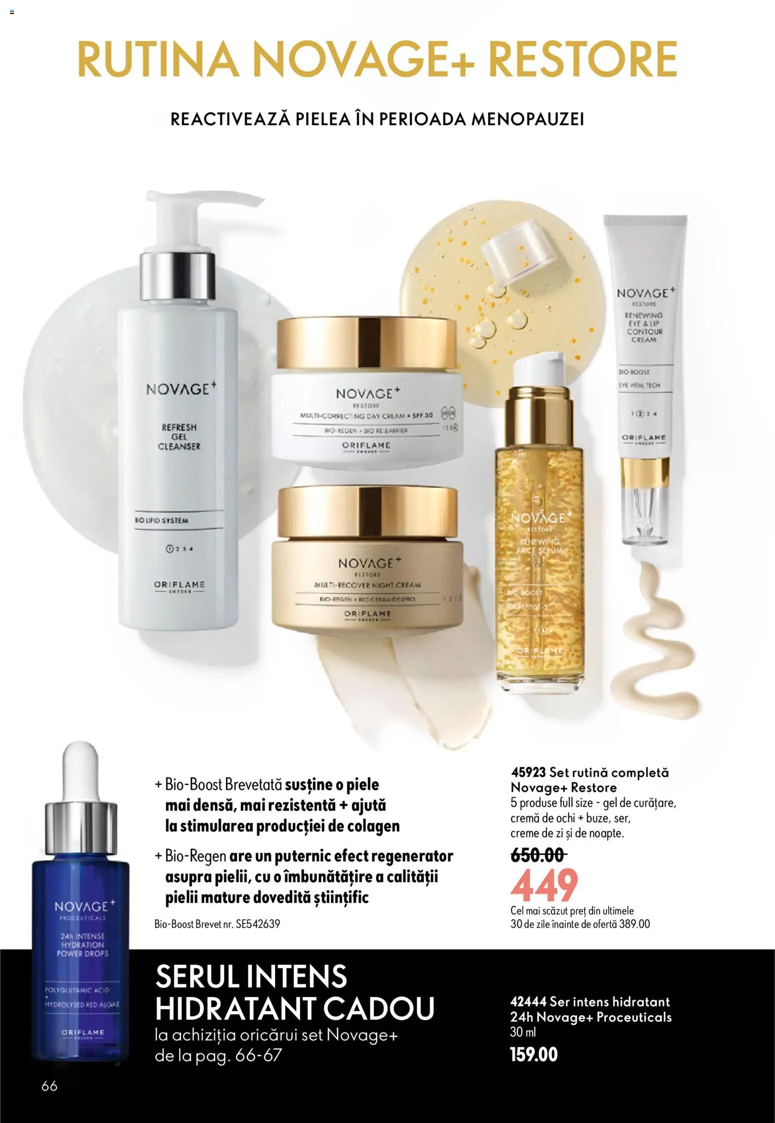 Catalog Oriflame 9 - 28 Septembrie 2026 | Pagina 66 | Produse: Şerit ödül, Serum, Cremă