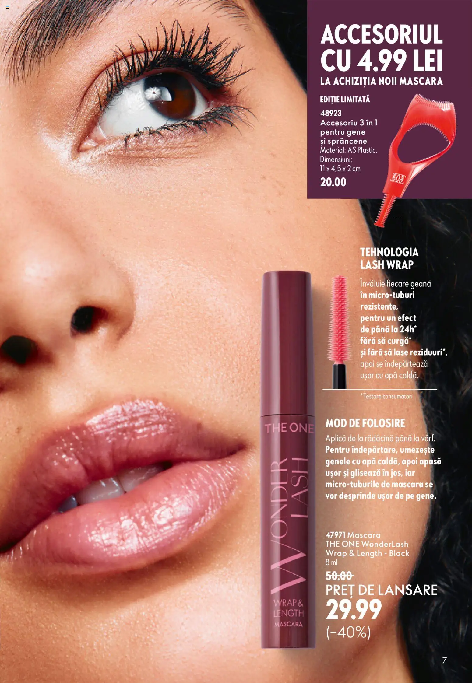 Catalog Oriflame 9 - 28 Septembrie 2026 | Pagina 7 | Produse: Mascara, Apă