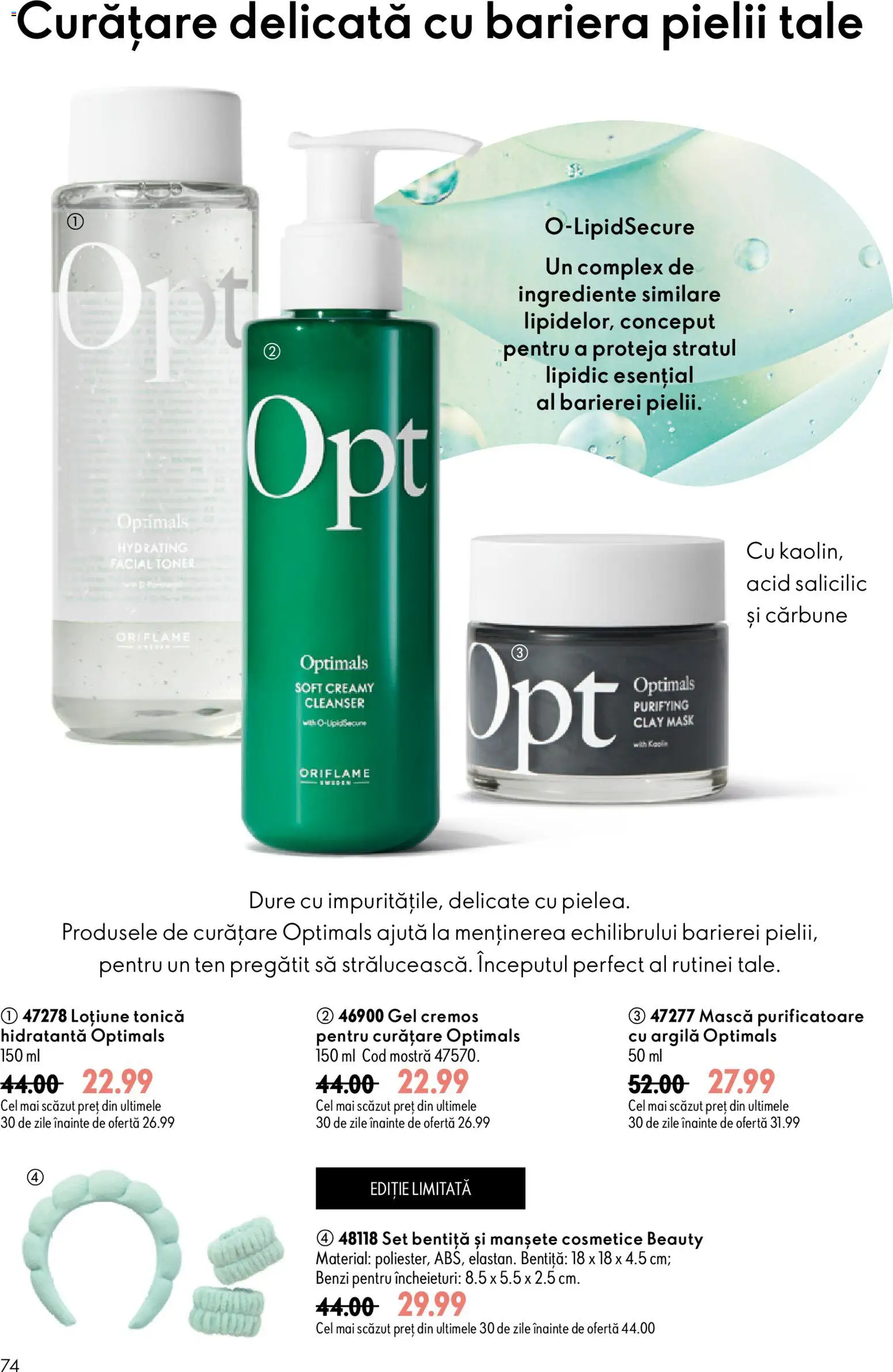 Catalog Oriflame 9 - 28 Septembrie 2026 | Pagina 74 | Produse: Loțiune tonică, Toner