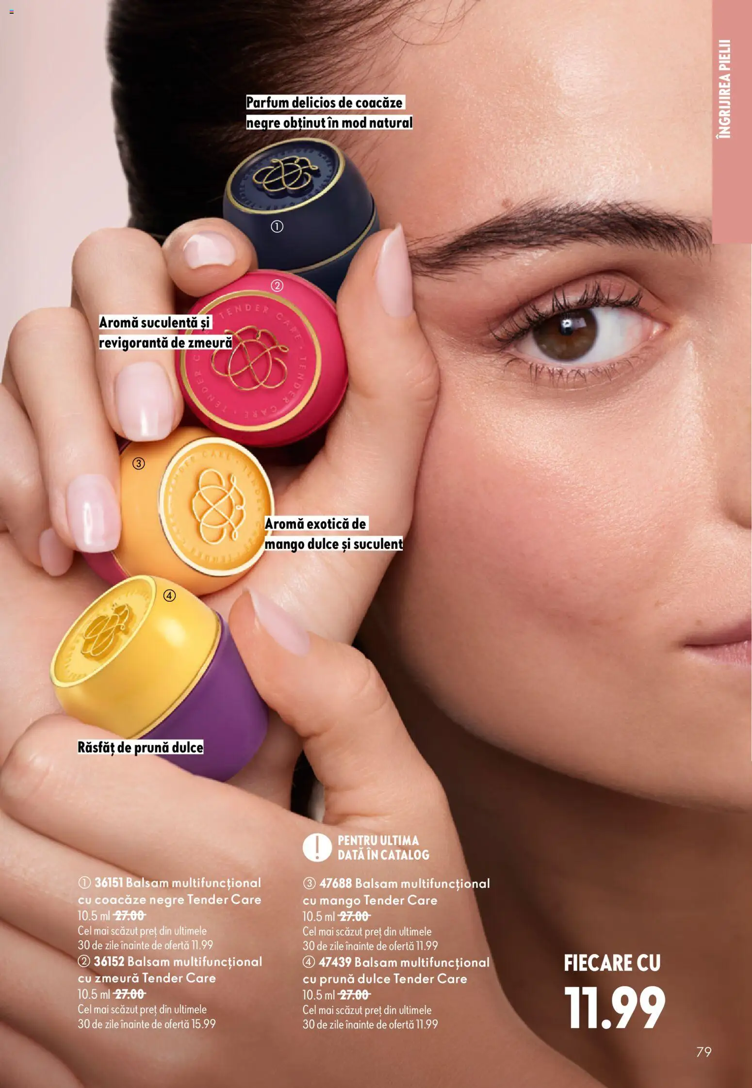 Catalog Oriflame 9 - 28 Septembrie 2026 | Pagina 79 | Produse: Zmeură, Parfum, Balsam, Mango