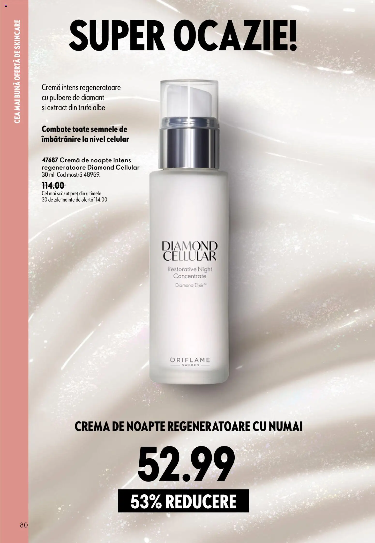 Catalog Oriflame 9 - 28 Septembrie 2026 | Pagina 80 | Produse: Cremă de noapte, Cremă