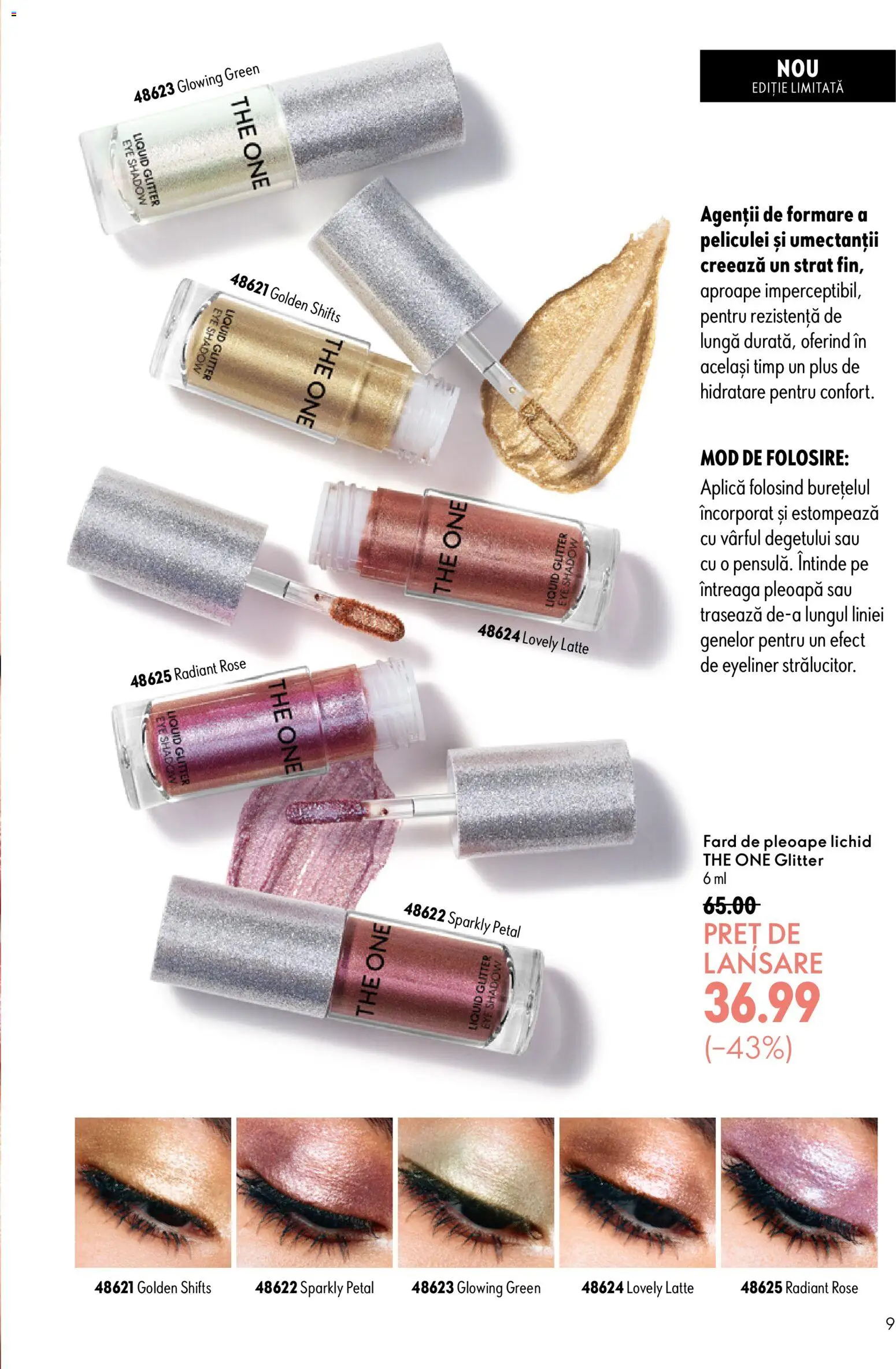 Catalog Oriflame 9 - 28 Septembrie 2026 | Pagina 9 | Produse: Fard de pleoape