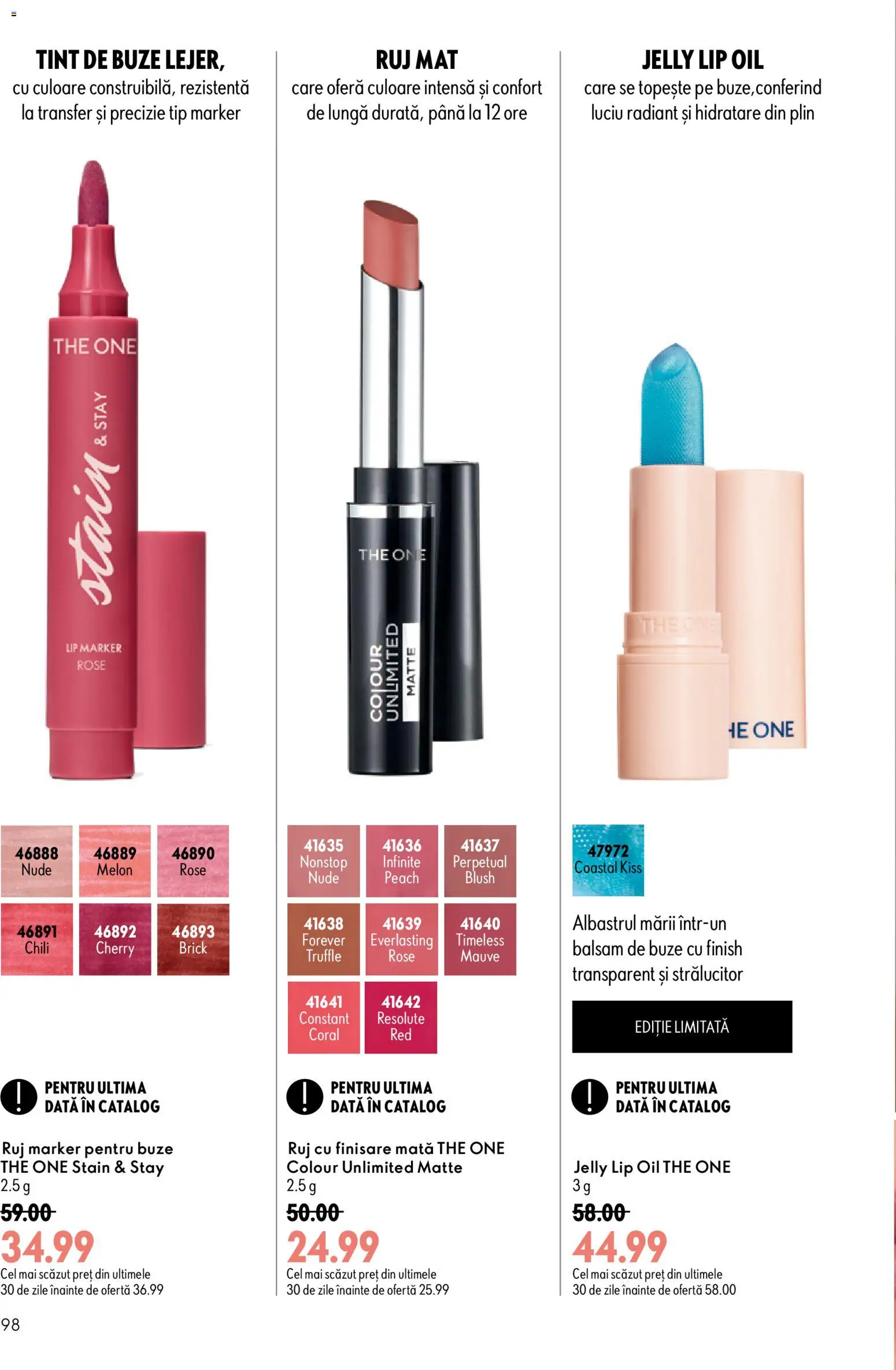 Catalog Oriflame 9 - 28 Septembrie 2026 | Pagina 98 | Produse: Blush, Ruj, Balsam