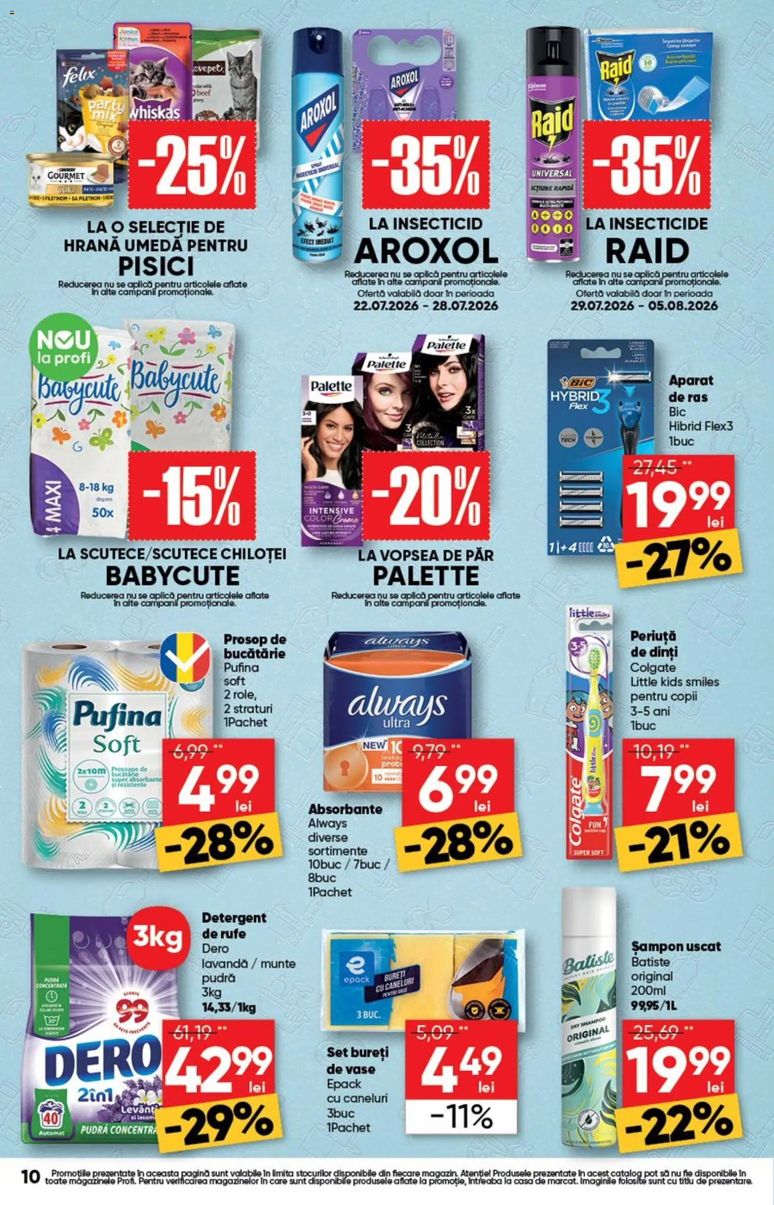 Catalog Profi 22 Iulie - 4 August 2026 | Pagina 10 | Produse: Bucătărie, Șampon, Vopsea de păr, Șampon uscat