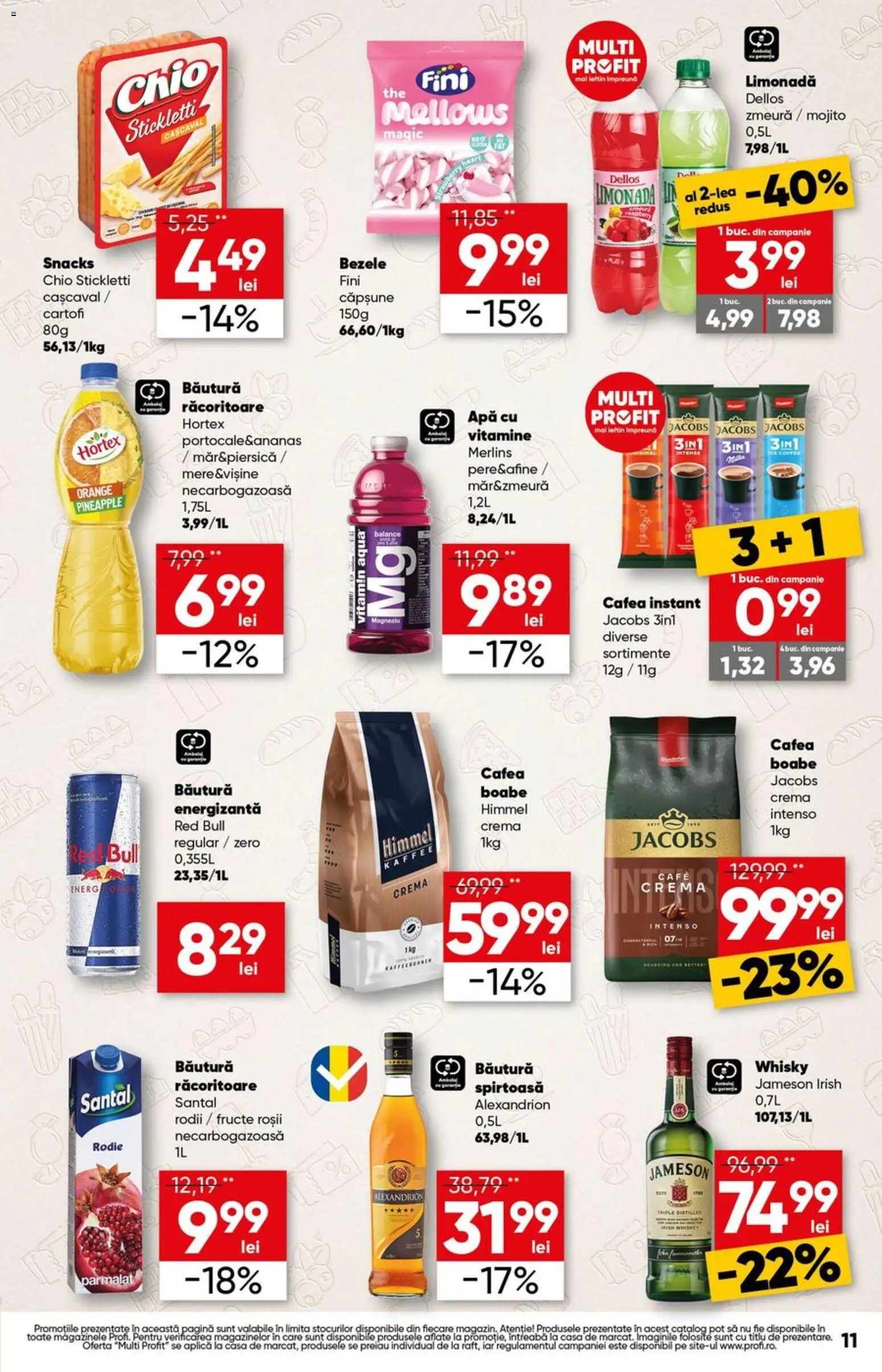 Catalog Profi 22 Iulie - 4 August 2026 | Pagina 11 | Produse: Köpek Sabunu, Cafea, Băutură energizantă, Roșii