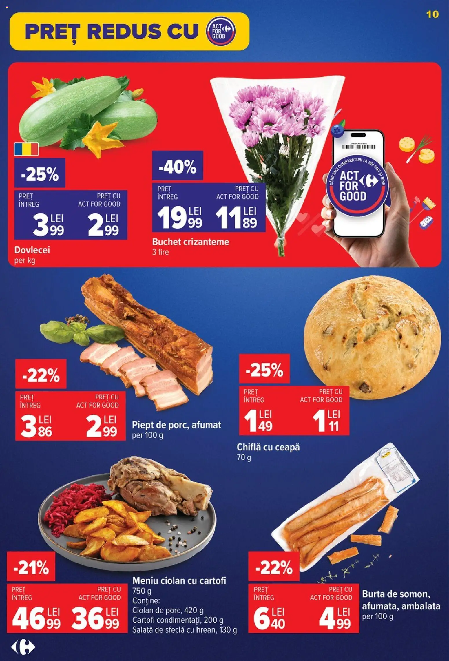 Catalog Carrefour 5 - 10 August 2026 | Pagina 10 | Produse: Chiflă, Salată, Ceapă, Sfeclă
