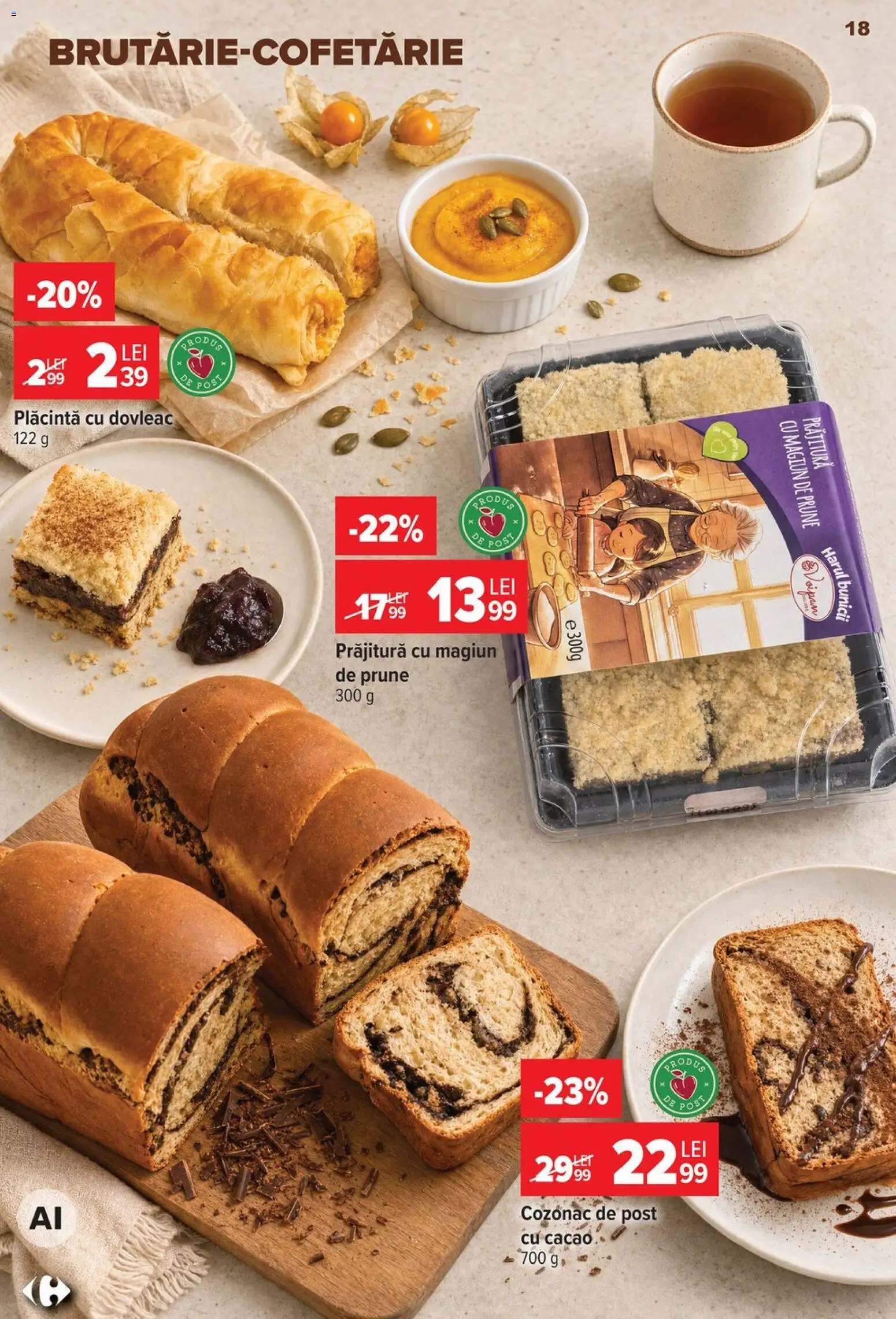 Catalog Carrefour 5 - 10 August 2026 | Pagina 18 | Produse: Prăjitură, Plăcintă, Prune, Cacao