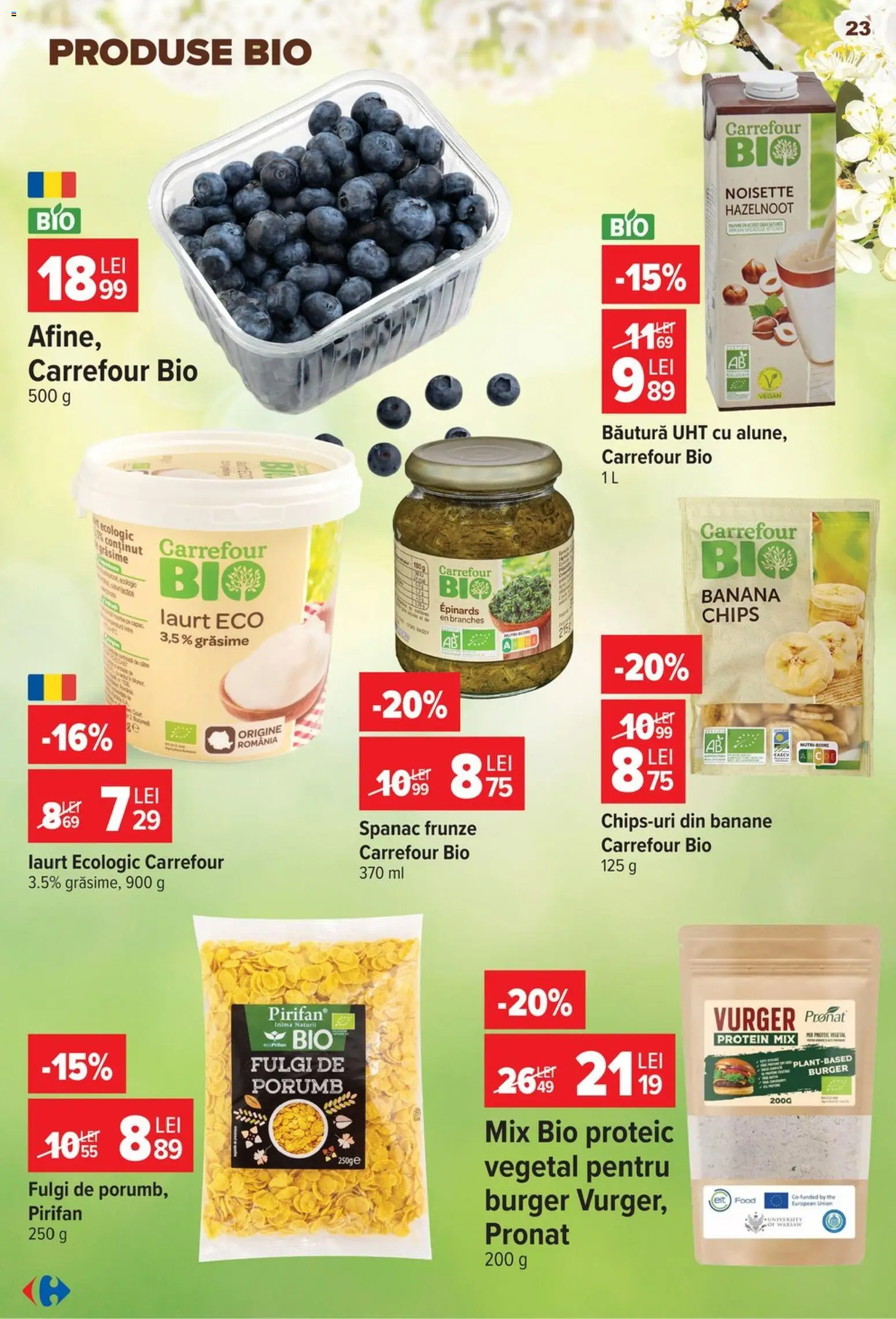 Catalog Carrefour 5 - 10 August 2026 | Pagina 23 | Produse: Şerit ödül, Chipsuri, Fulgi, Burger
