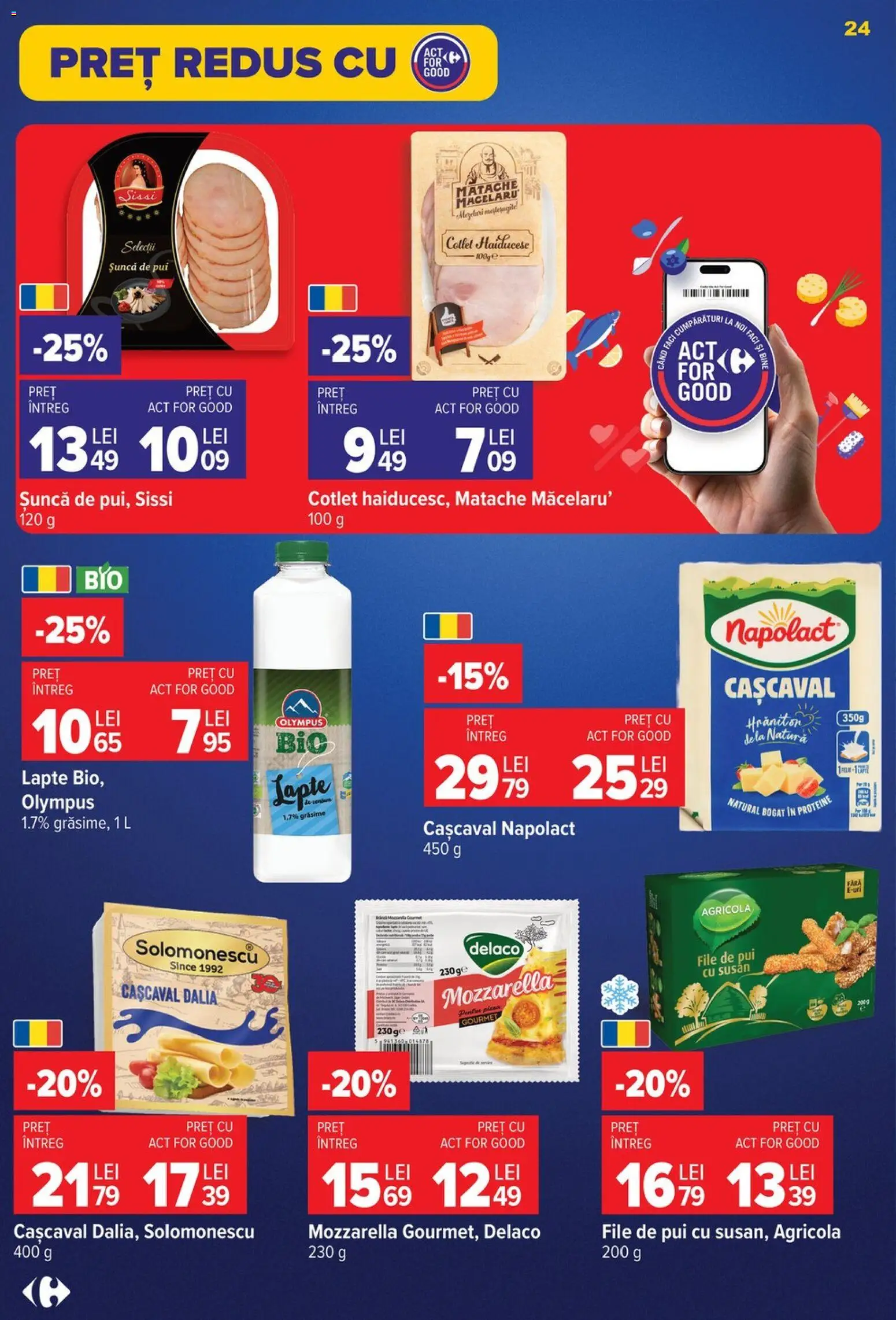 Catalog Carrefour 5 - 10 August 2026 | Pagina 24 | Produse: Masaüstü kılıfı, Lait de coco, Cașcaval, Șuncă
