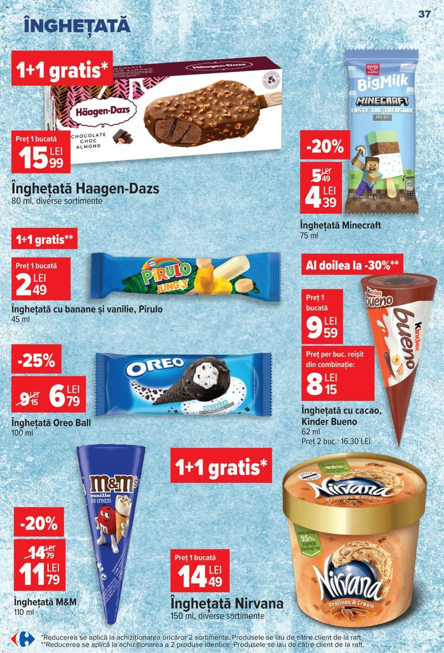 Catalog Carrefour 5 - 10 August 2026 | Pagina 37 | Produse: Banane, Înghețată