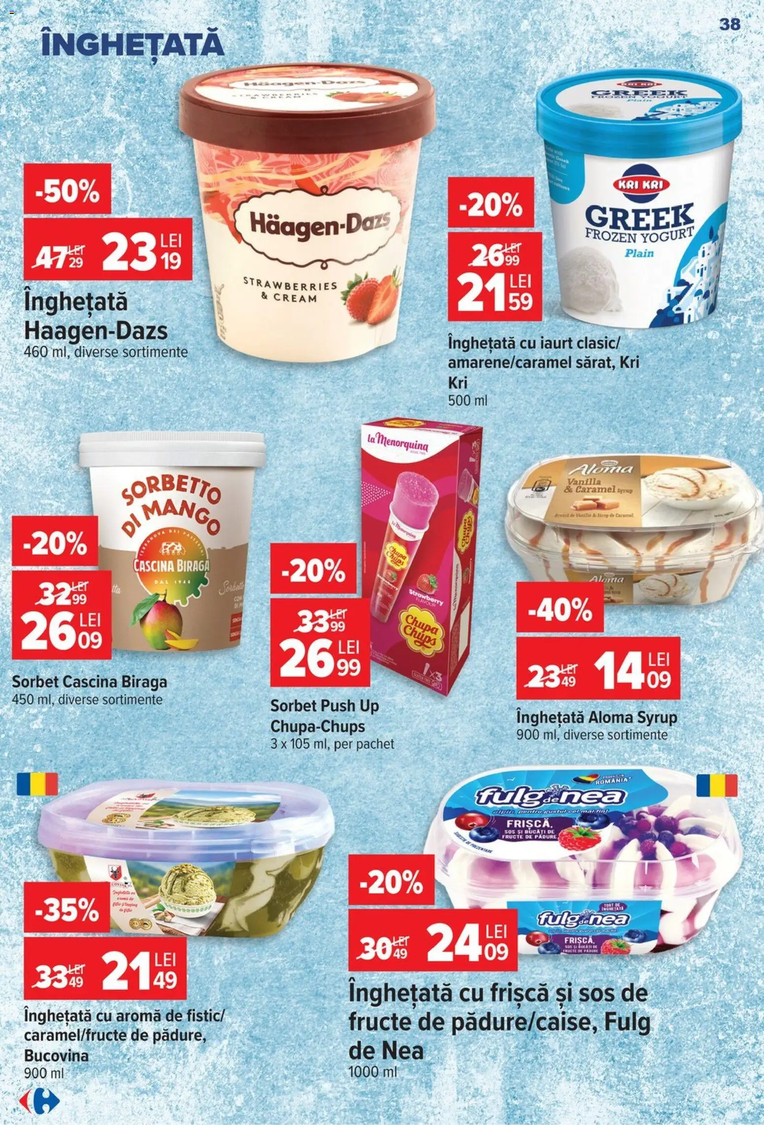 Catalog Carrefour 5 - 10 August 2026 | Pagina 38 | Produse: Iaurt, Frișcă, Sos, Mango