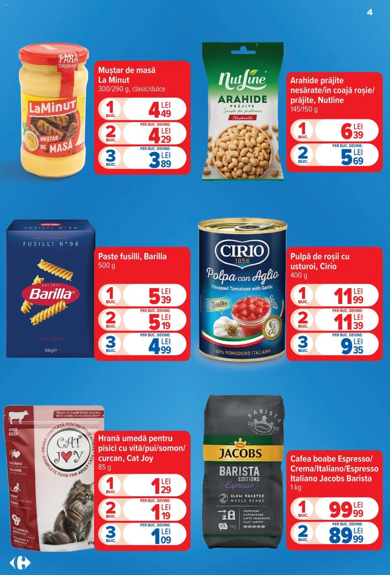 Catalog Carrefour 5 - 10 August 2026 | Pagina 4 | Produse: Masă, Arahide, Cafea, Sos