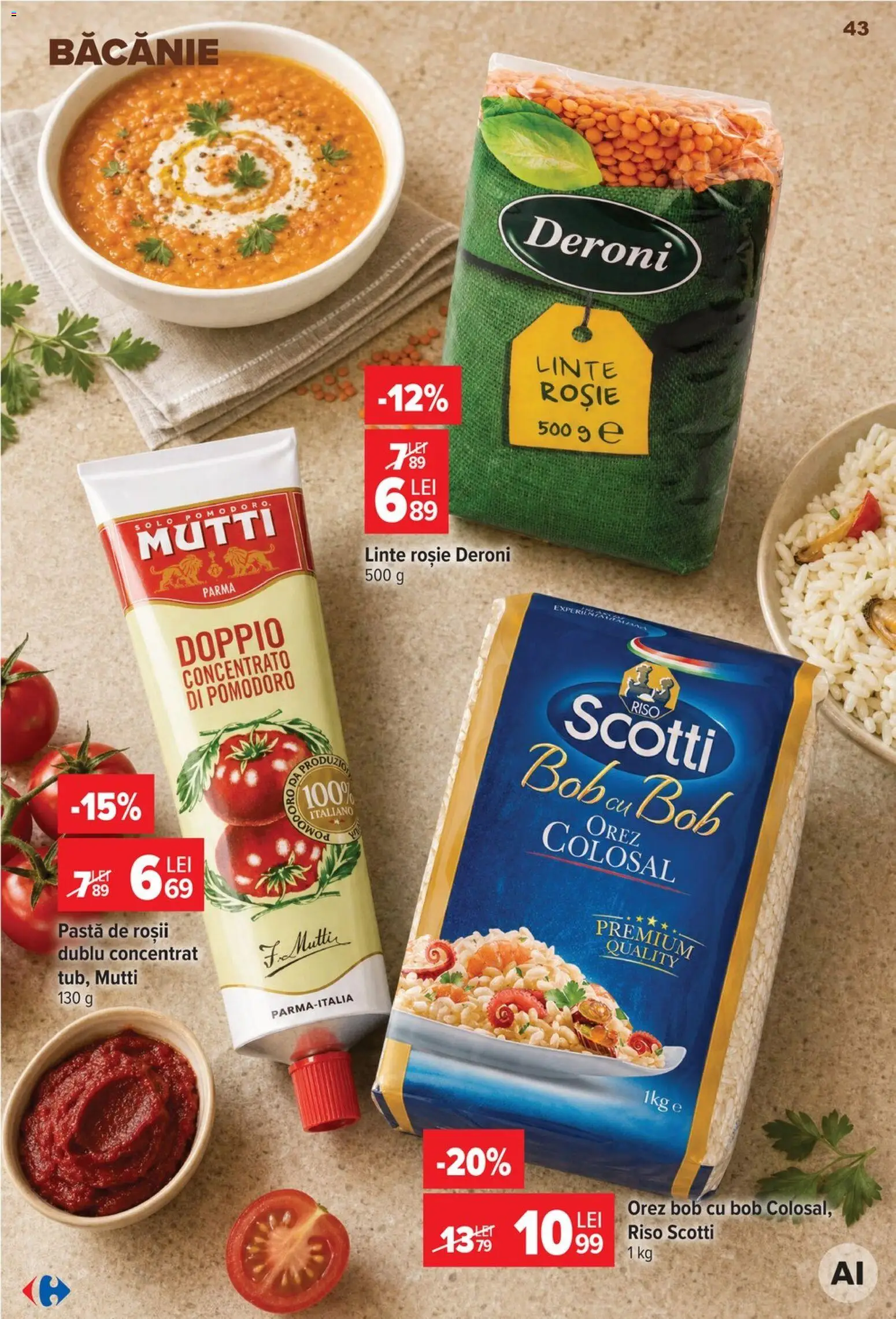 Catalog Carrefour 5 - 10 August 2026 | Pagina 43 | Produse: Roșii, Orez