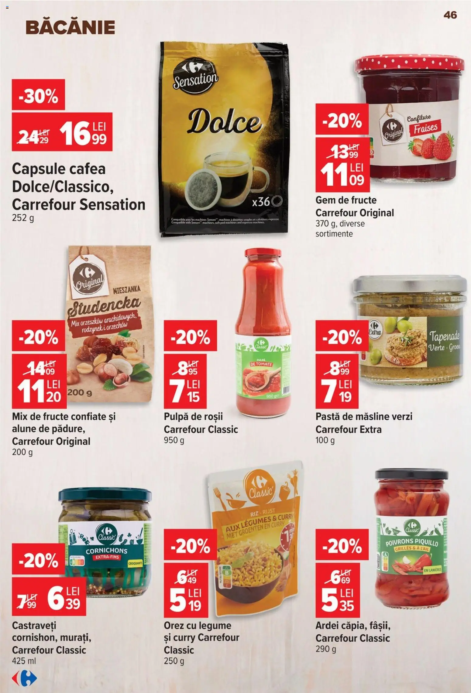 Catalog Carrefour 5 - 10 August 2026 | Pagina 46 | Produse: Ardei, Alune, Cafea, Orez