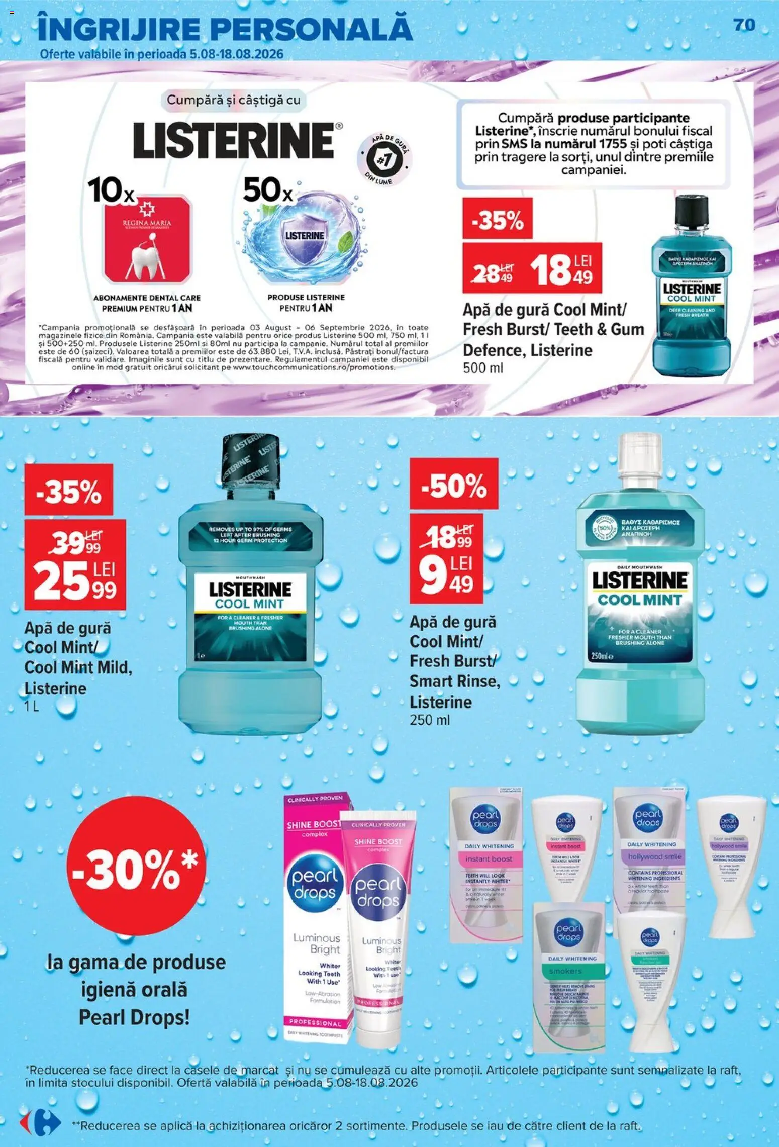 Catalog Carrefour 5 - 10 August 2026 | Pagina 70 | Produse: Apă de gură, Apă