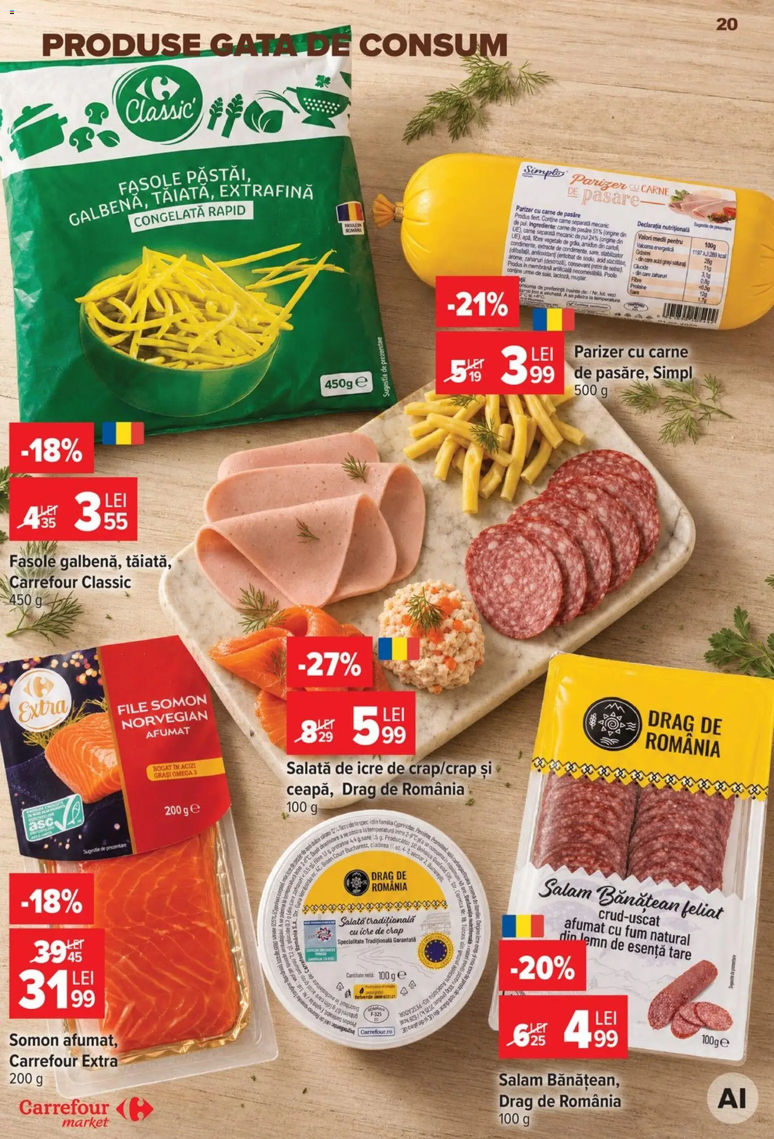 Catalog Carrefour 5 - 10 August 2026 | Pagina 21 | Produse: Chaussures de ski, Salam, Muștar, Salată