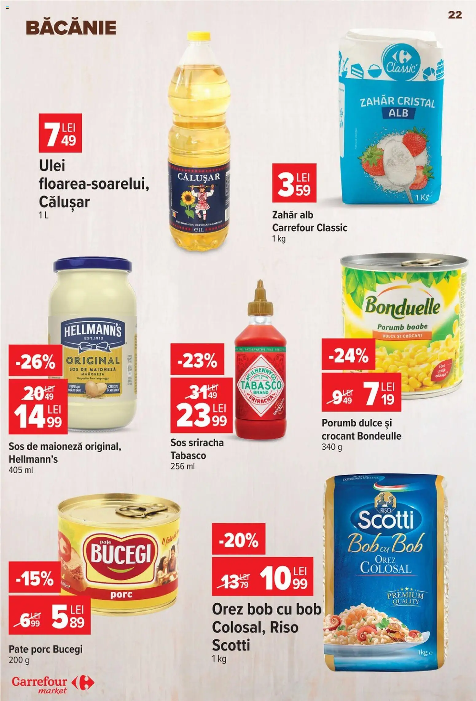 Catalog Carrefour 5 - 10 August 2026 | Pagina 23 | Produse: Eğitim ve Zeka Geliştirici Oyuncaklar, Pate, Ulei, Maioneză