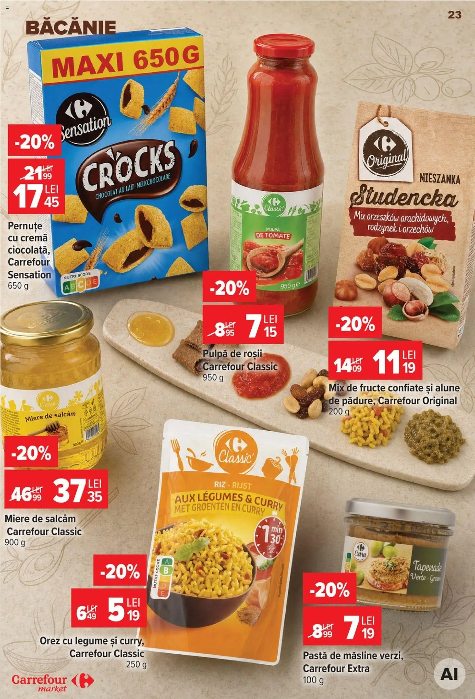 Catalog Carrefour 5 - 10 August 2026 | Pagina 24 | Produse: Măsline, Cremă, Legume, Fructe