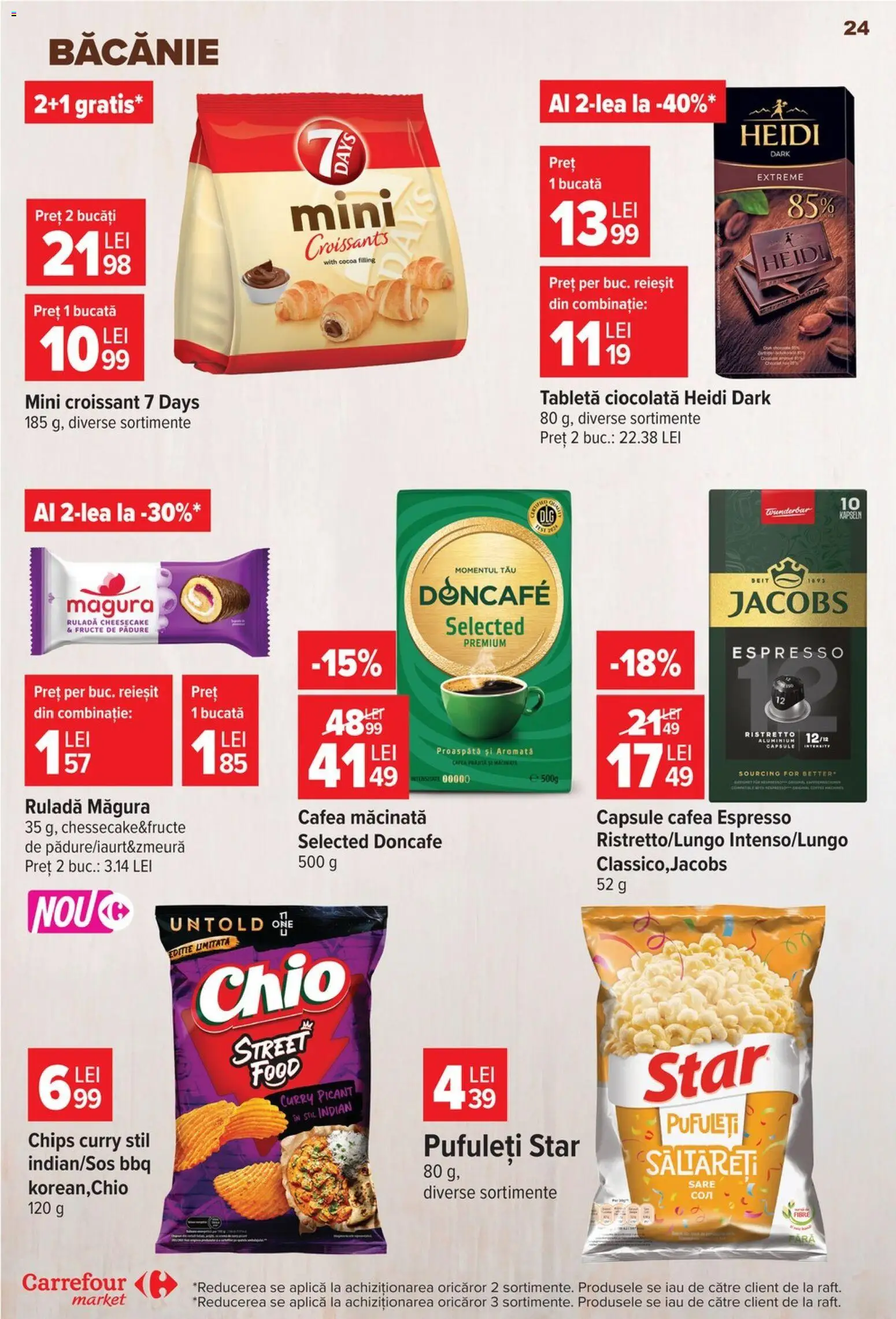 Catalog Carrefour 5 - 10 August 2026 | Pagina 25 | Produse: Tabletă, Ciocolată, Fructe, Sare