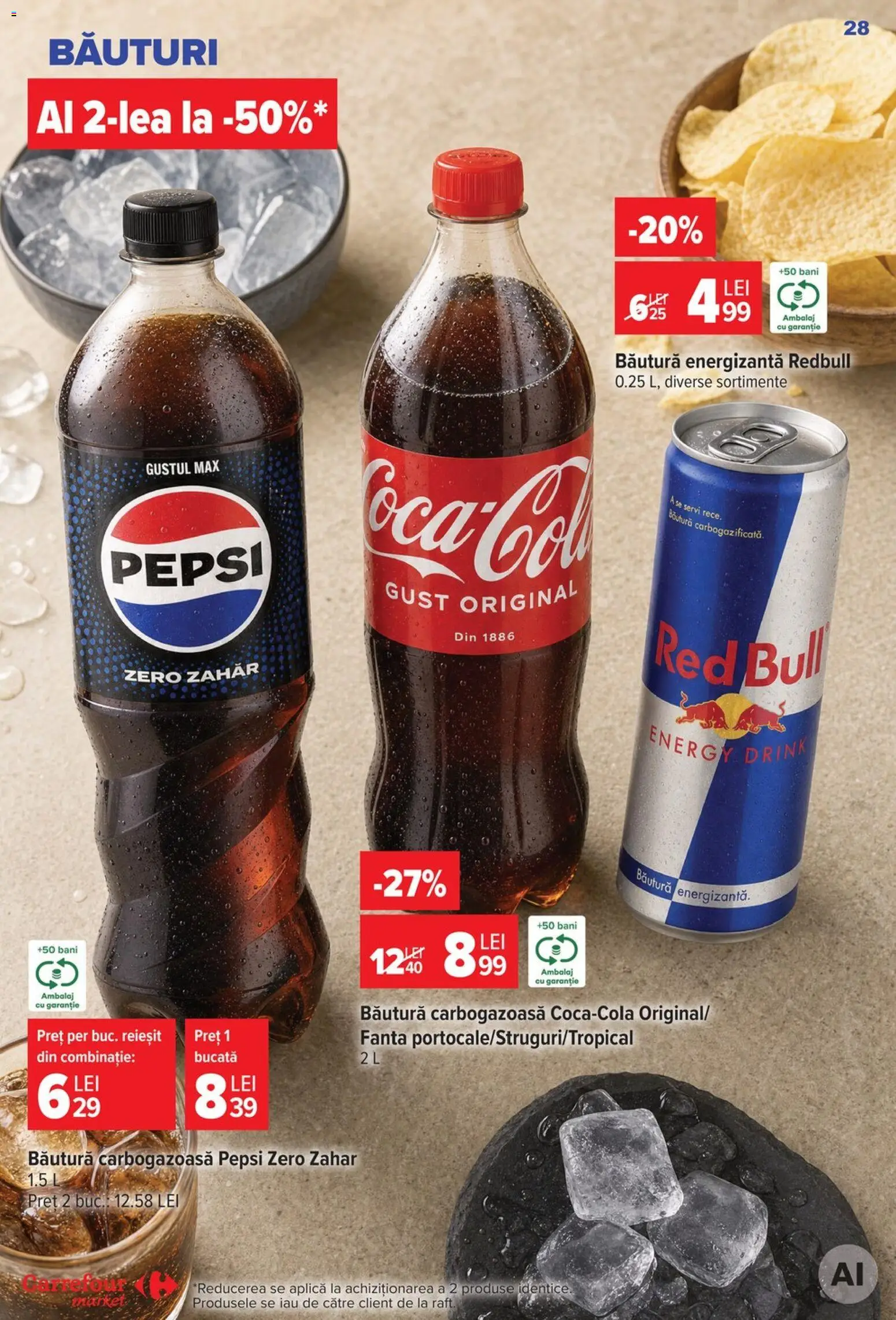 Catalog Carrefour 5 - 10 August 2026 | Pagina 29 | Produse: Köpek Sabunu, Băutură energizantă, Zahăr