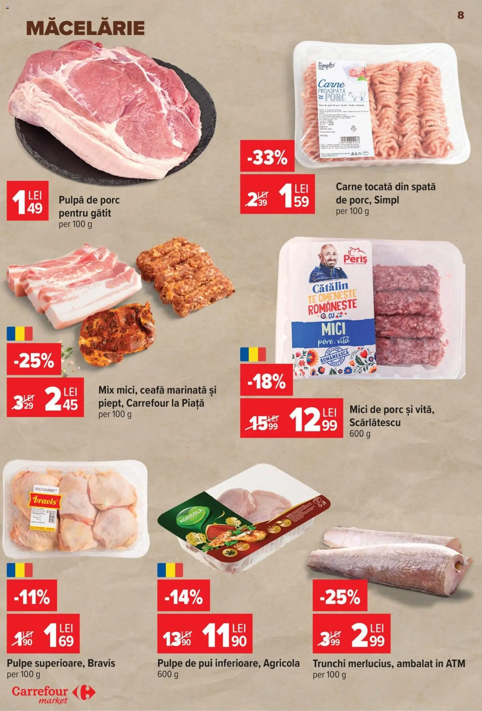 Catalog Carrefour 5 - 10 August 2026 | Pagina 9 | Produse: Hacıyatmaz Kedi Oyuncağı, Mici, Carne tocată