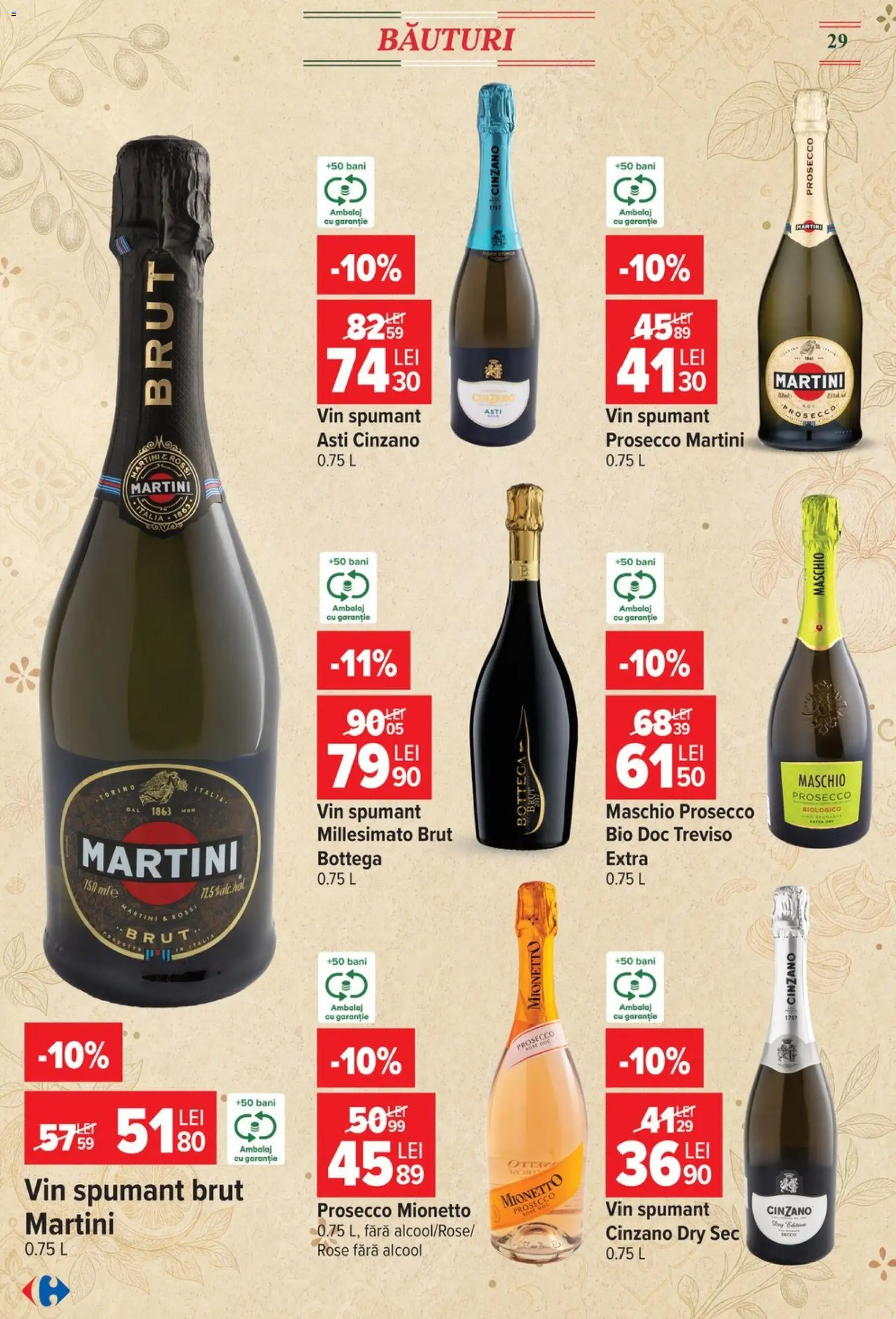 Catalog Carrefour 5 - 17 August 2026 | Pagina 29 | Produse: Şerit ödül, Yulaf, Prosecco, Vin