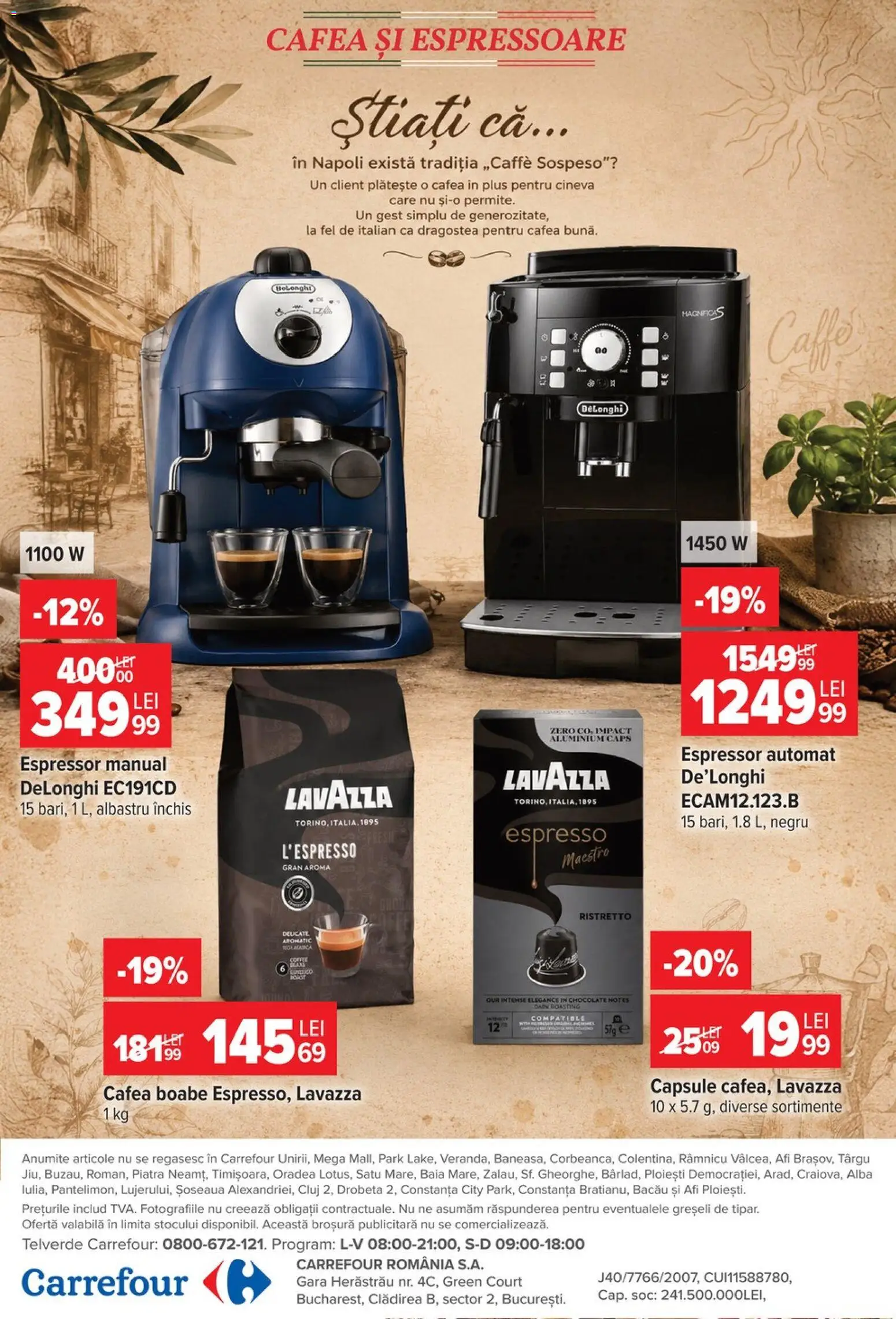 Catalog Carrefour 5 - 17 August 2026 | Pagina 33 | Produse: Espressor, Peluş Köpek Yatağı, Cafea