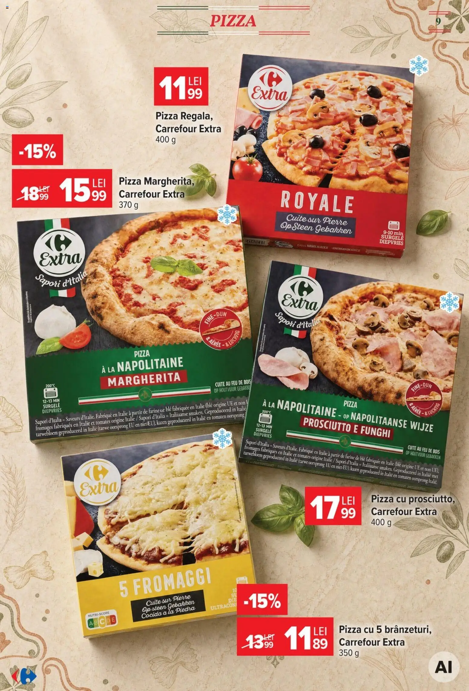 Catalog Carrefour 5 - 17 August 2026 | Pagina 9 | Produse: Pizza