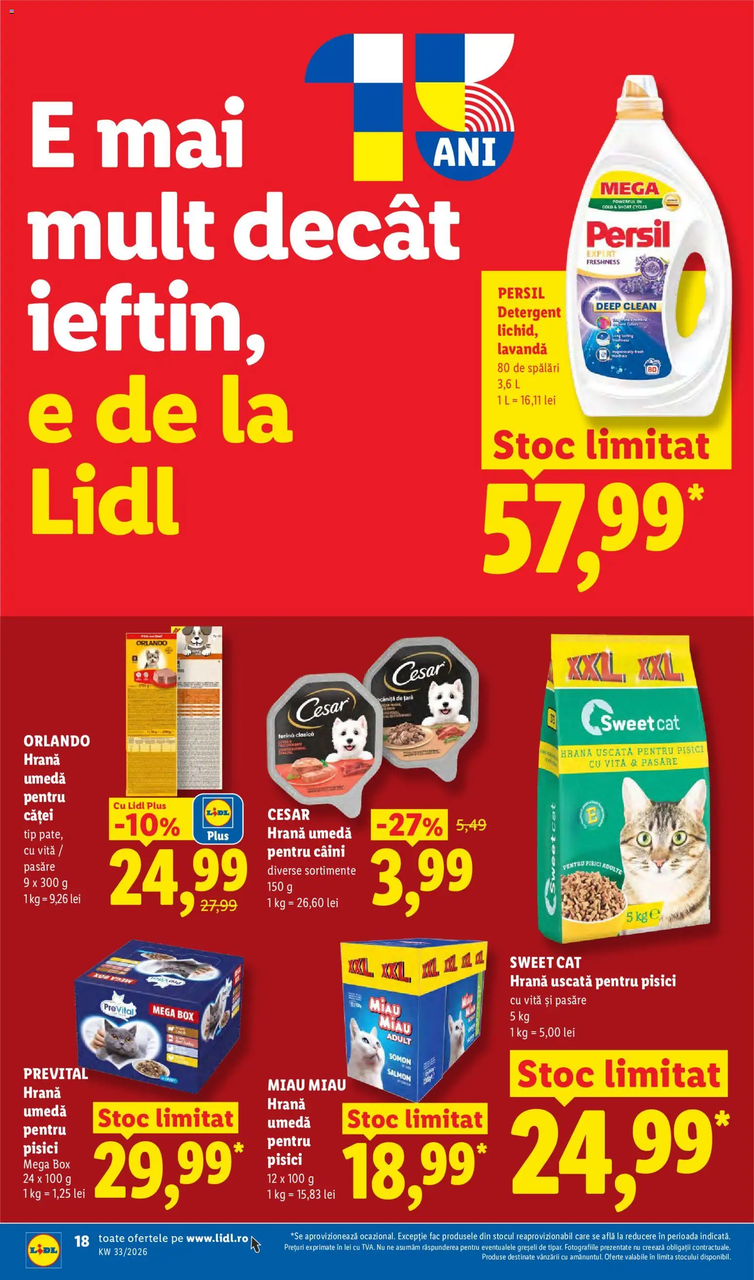 Catalog LIDL 10 - 15 August 2026 | Pagina 18 | Produse: Pomelo, Detergent