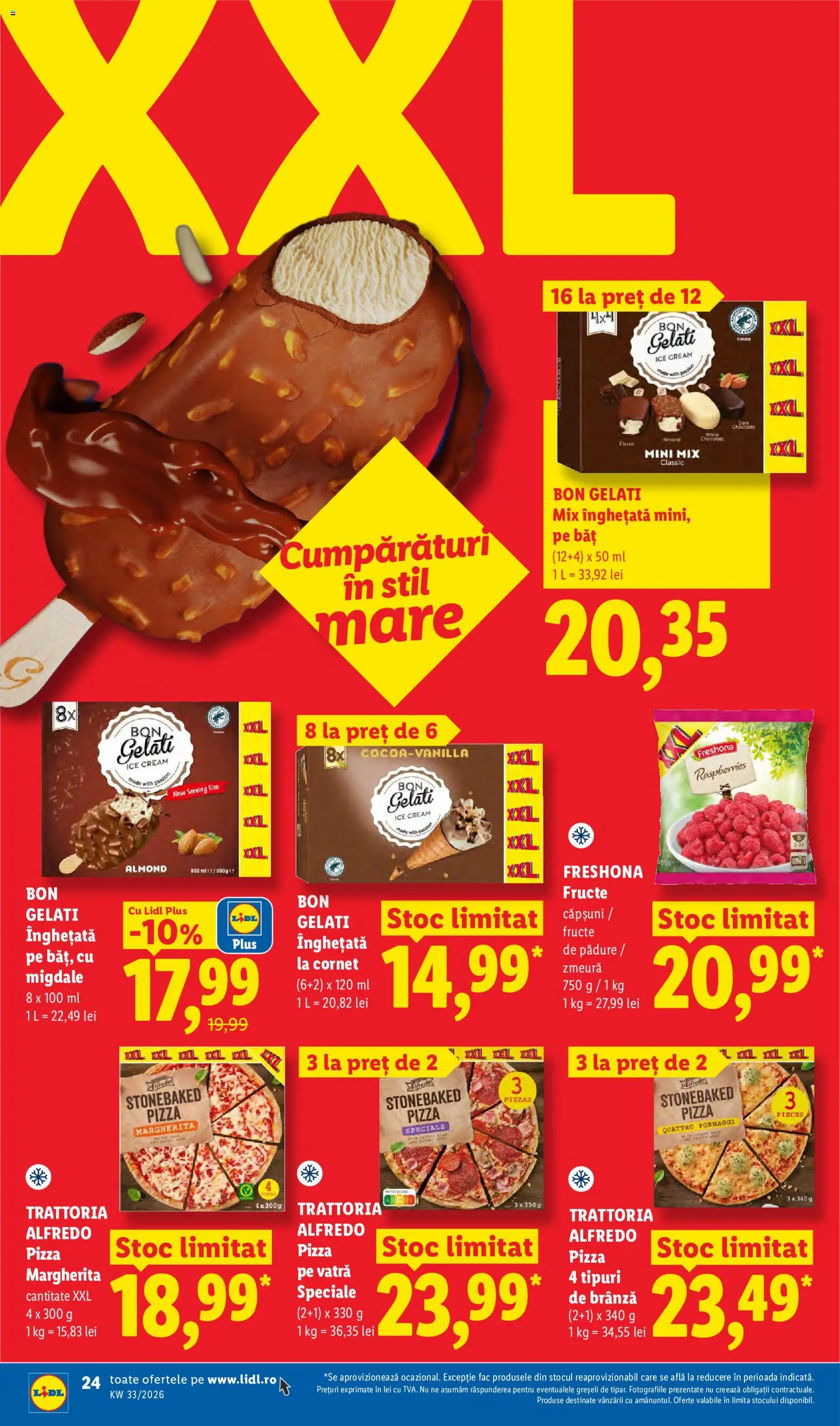Catalog LIDL 10 - 15 August 2026 | Pagina 24 | Produse: Zmeură, Migdale, Căpșuni, Înghețată