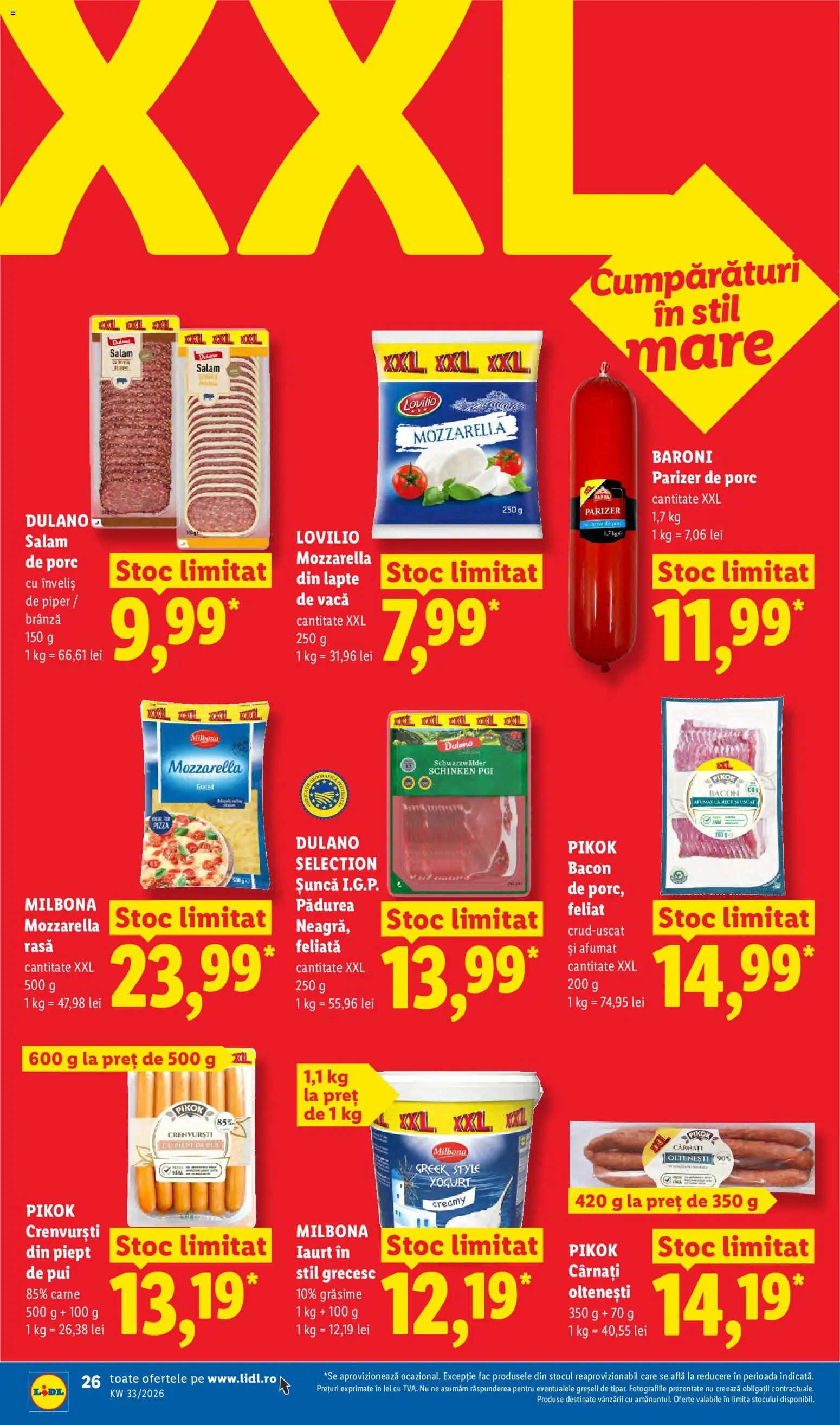 Catalog LIDL 10 - 15 August 2026 | Pagina 26 | Produse: Lapte, Brânză, Șuncă, Piper