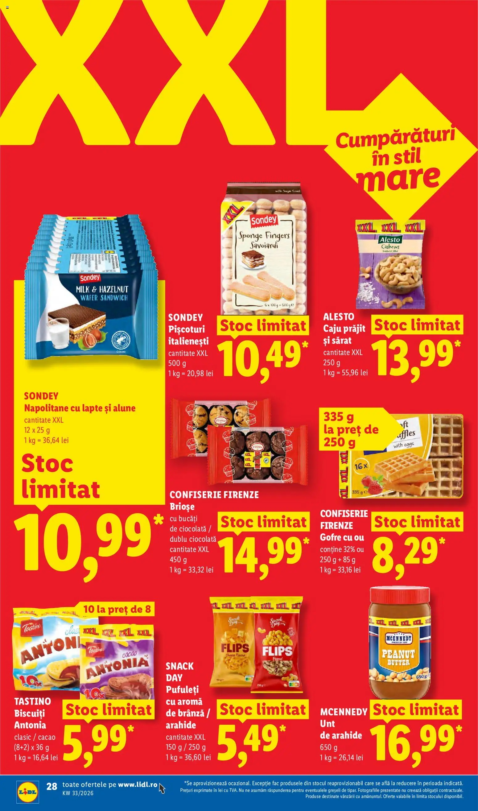 Catalog LIDL 10 - 15 August 2026 | Pagina 28 | Produse: Alune, Unt, Pufuleți, Caju