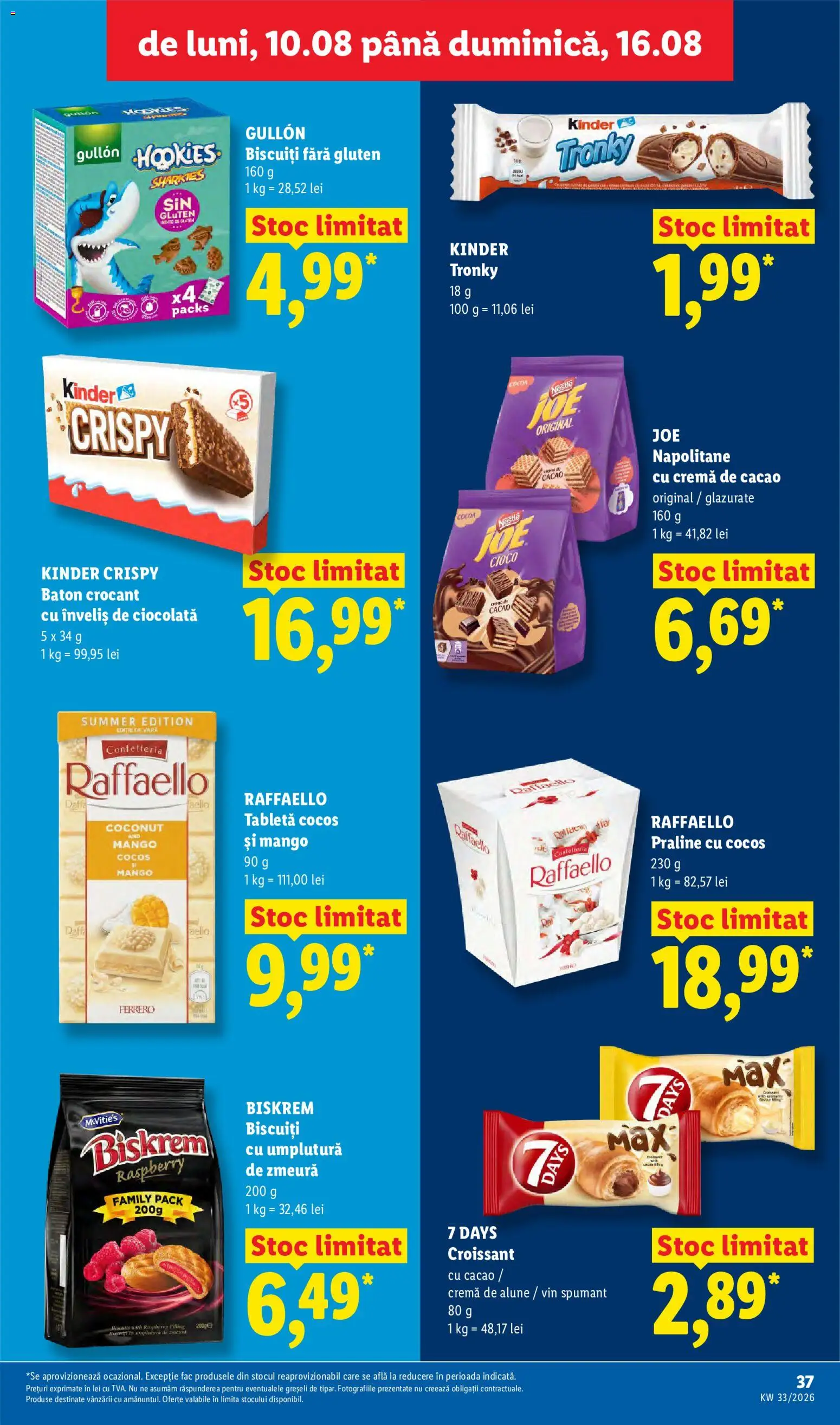 Catalog LIDL 10 - 15 August 2026 | Pagina 37 | Produse: Alune, Soda, Ciocolată, Cacao