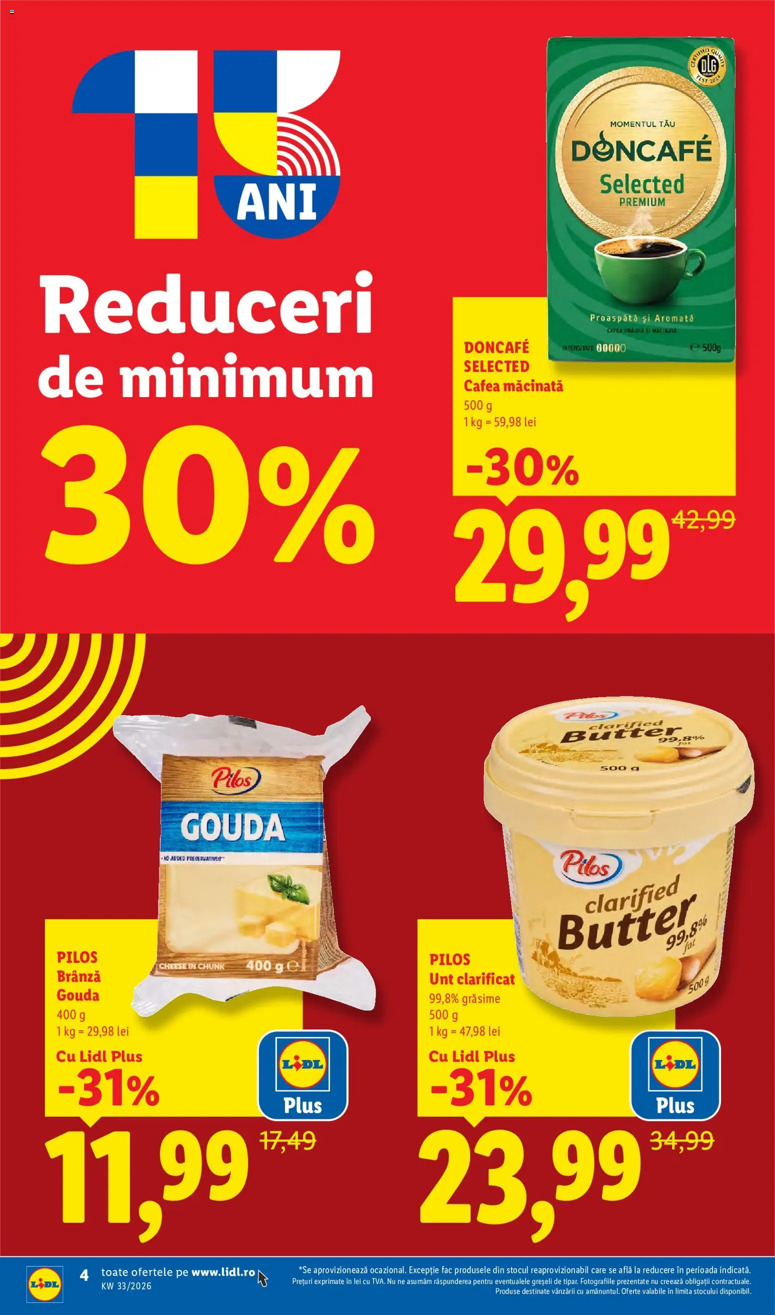 Catalog LIDL 10 - 15 August 2026 | Pagina 4 | Produse: Toplar, Brânză, Cafea, Gouda